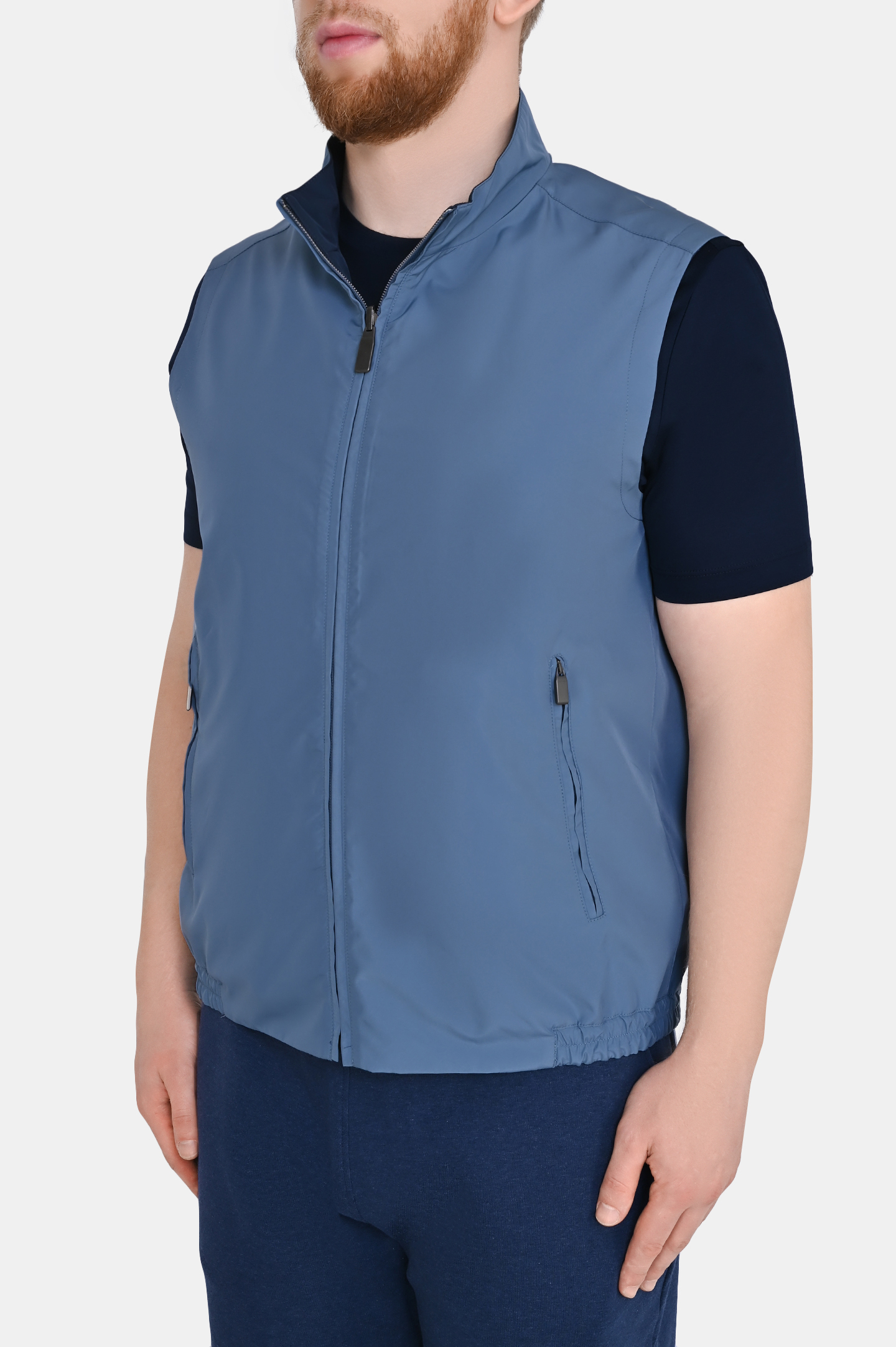 Жилет CANALI SG01121 O40732, цвет: Голубой, Мужской