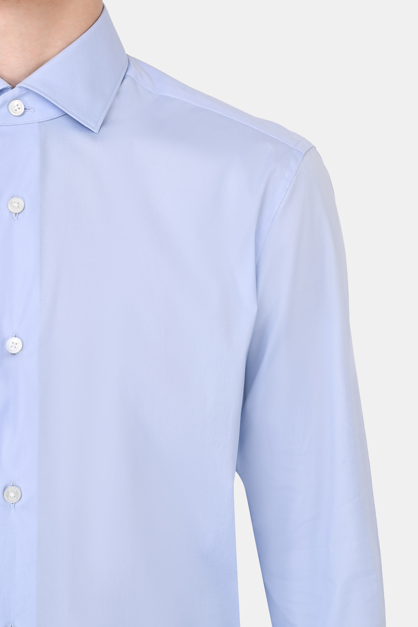 Рубашка Z ZEGNA 205101 ZCRF1, цвет: Голубой, Мужской