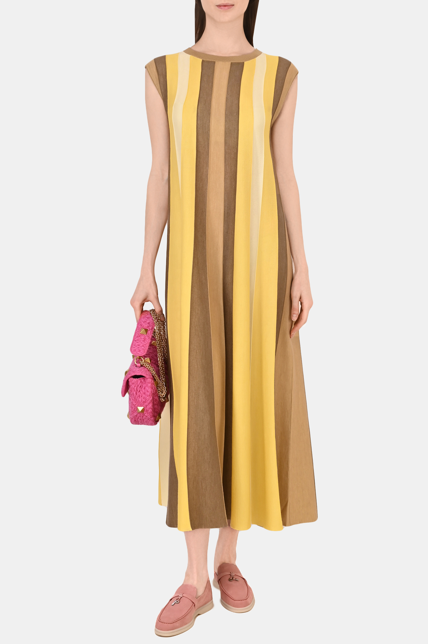 Платье LORO PIANA F2-FAM1203, цвет: Желтый, Женский