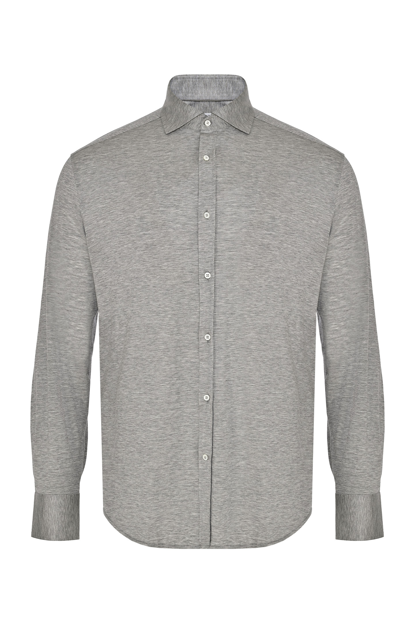 Рубашка BRUNELLO  CUCINELLI MD8216686, цвет: Серый, Мужской