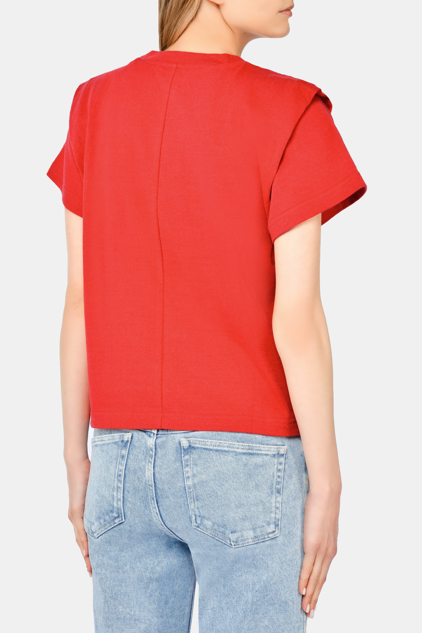 Футболка ISABEL MARANT TS0783-21P027I, цвет: Красный, Женский