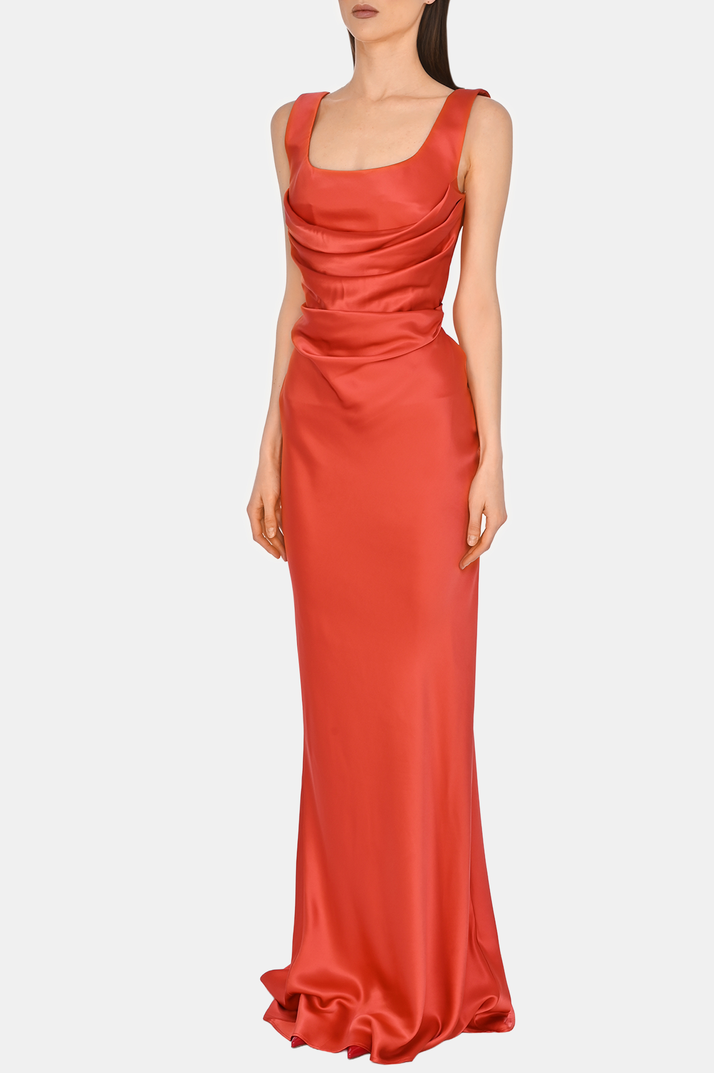 Платье GIUSEPPE DI MORABITO 04SSLD137 04422, цвет: Коралловый, Женский
