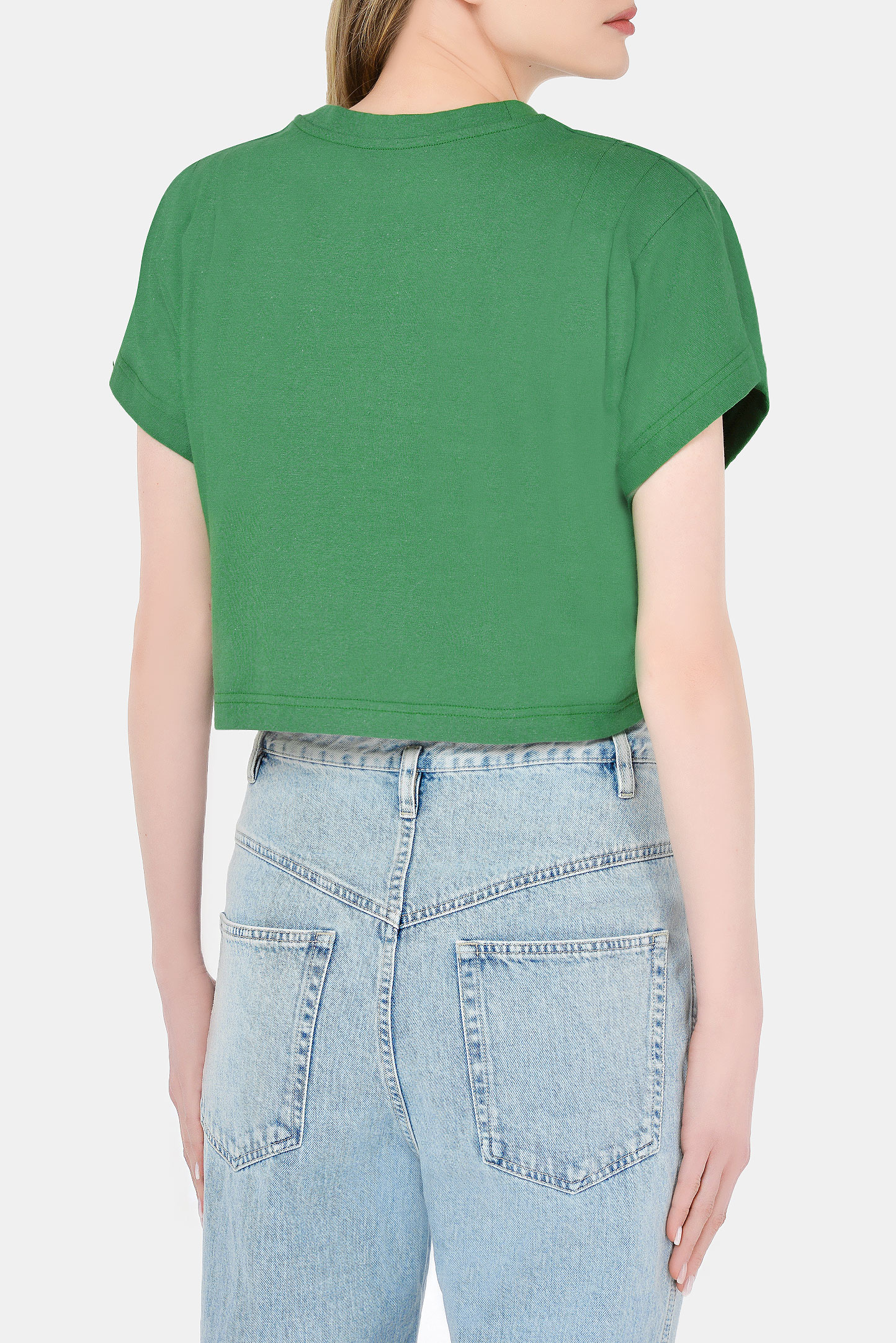 Футболка ISABEL MARANT TS0779-21P027I, цвет: Зеленый, Женский