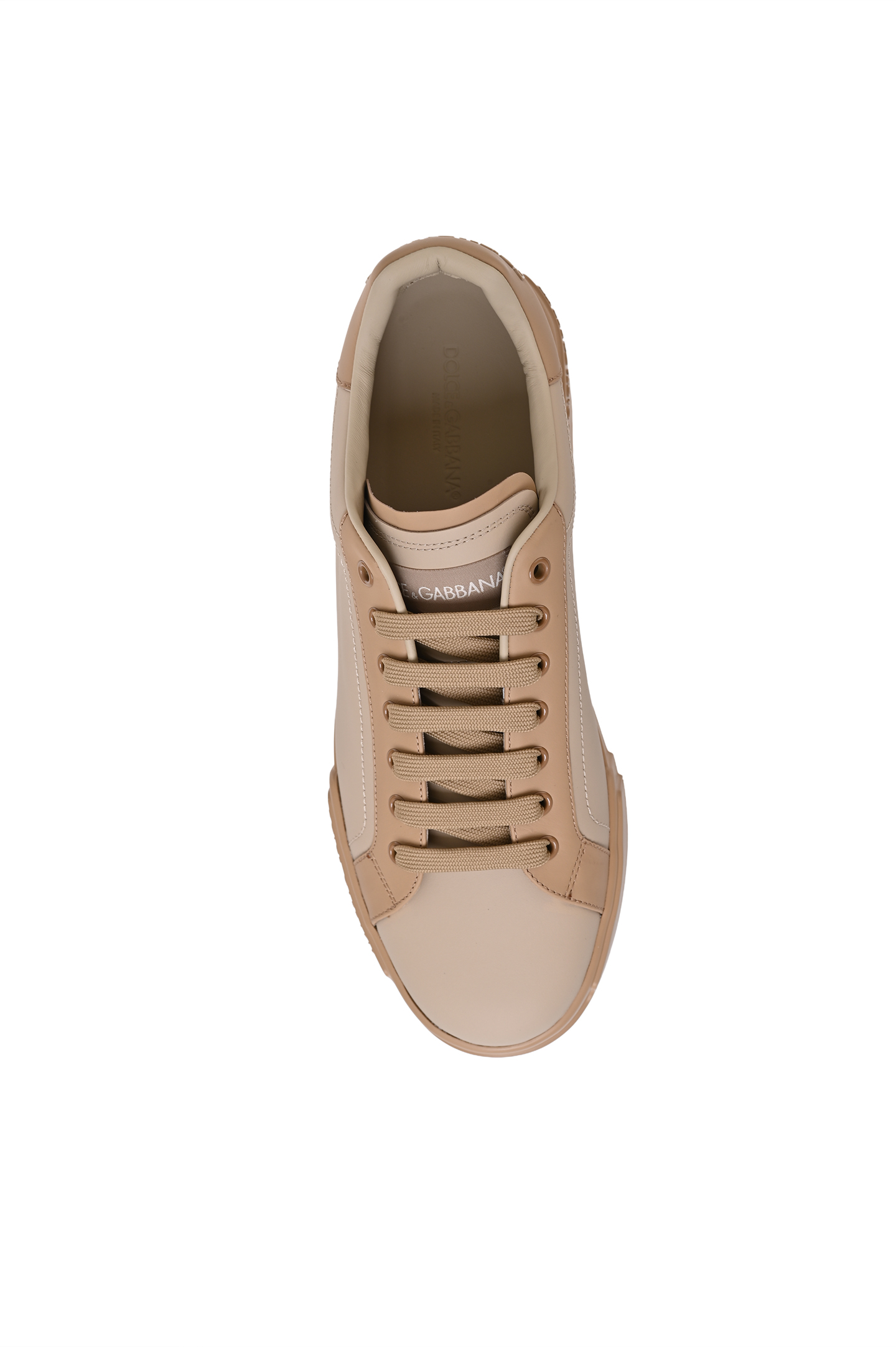 Кеды DOLCE & GABBANA CS2332 AA335, цвет: Бежевый, Мужской