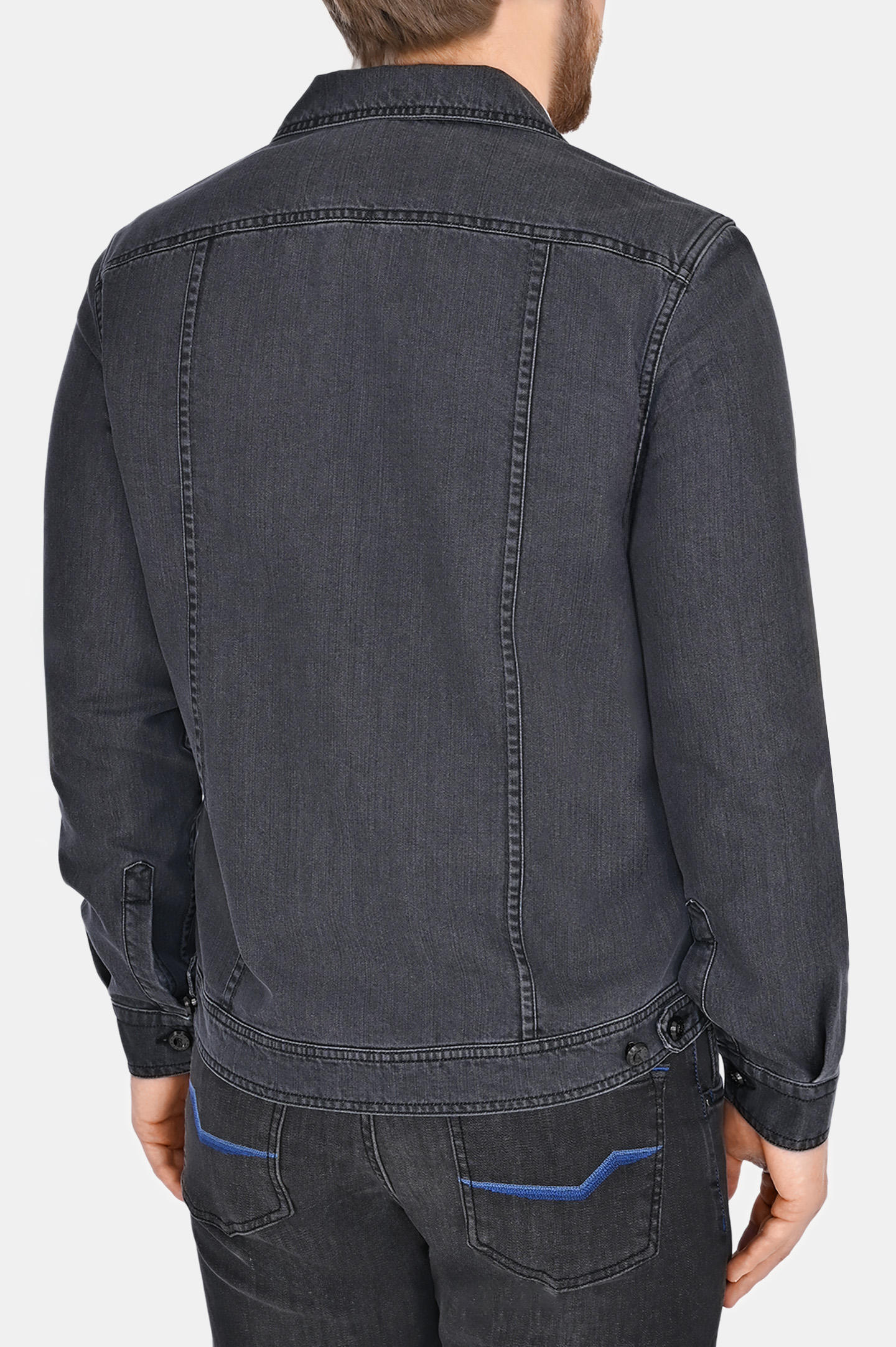 Куртка STEFANO RICCI MC006855 EX2601, цвет: Серый, Мужской