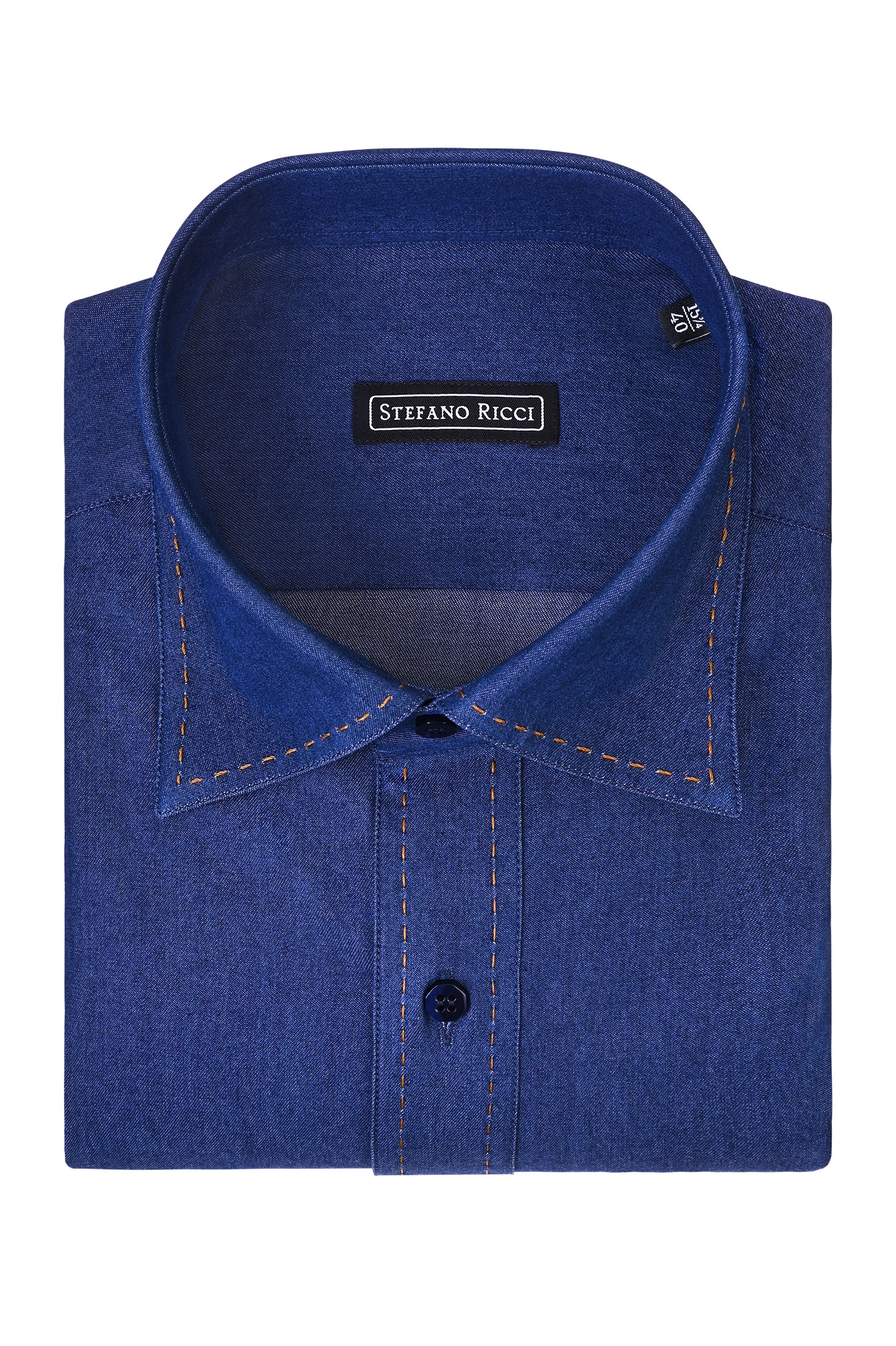 Рубашка STEFANO RICCI MC006155 EX2203, цвет: Синий, Мужской