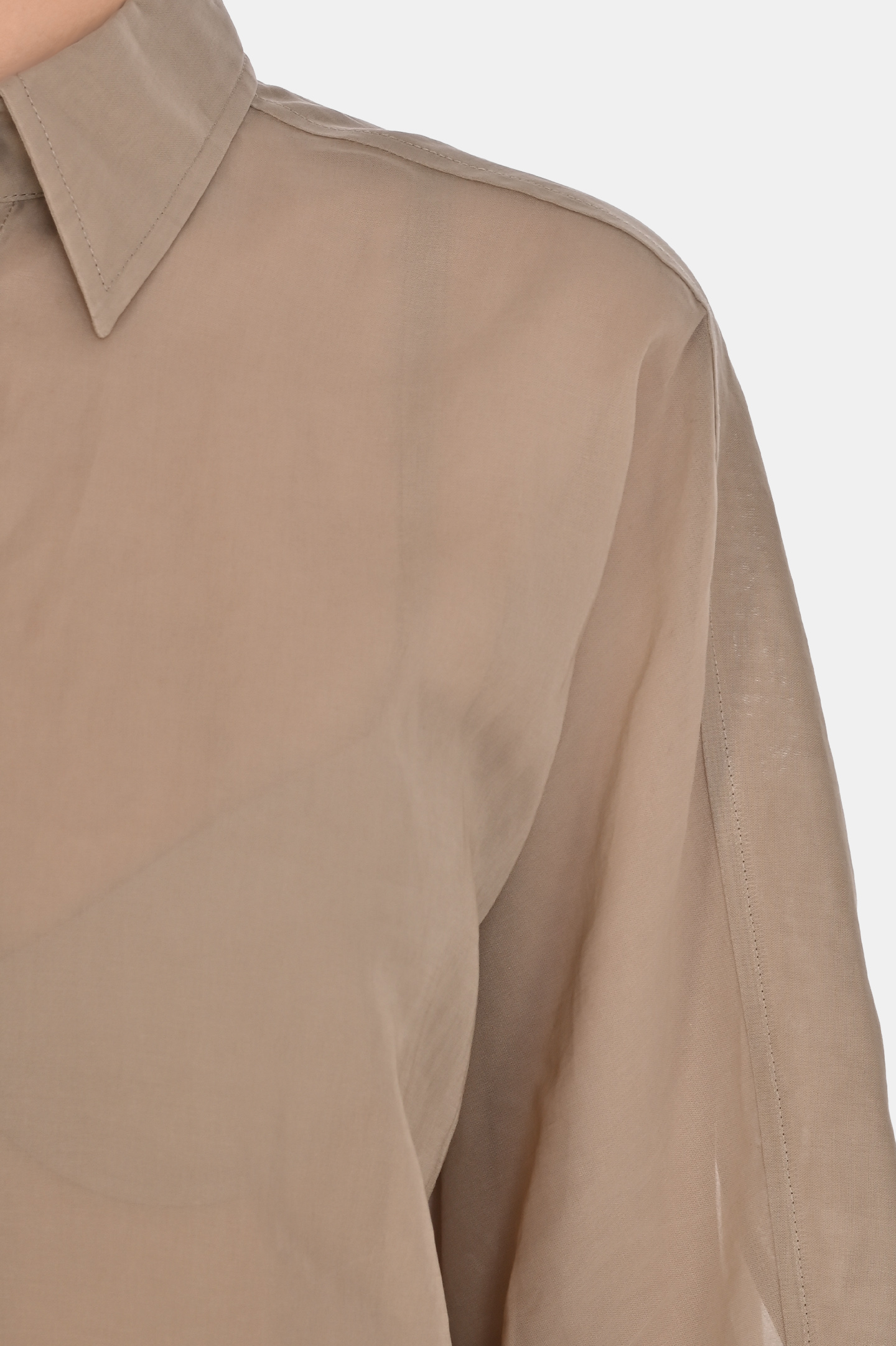 Блуза (Рубашка) BRUNELLO  CUCINELLI MH911RH616, цвет: Бежевый, Женский
