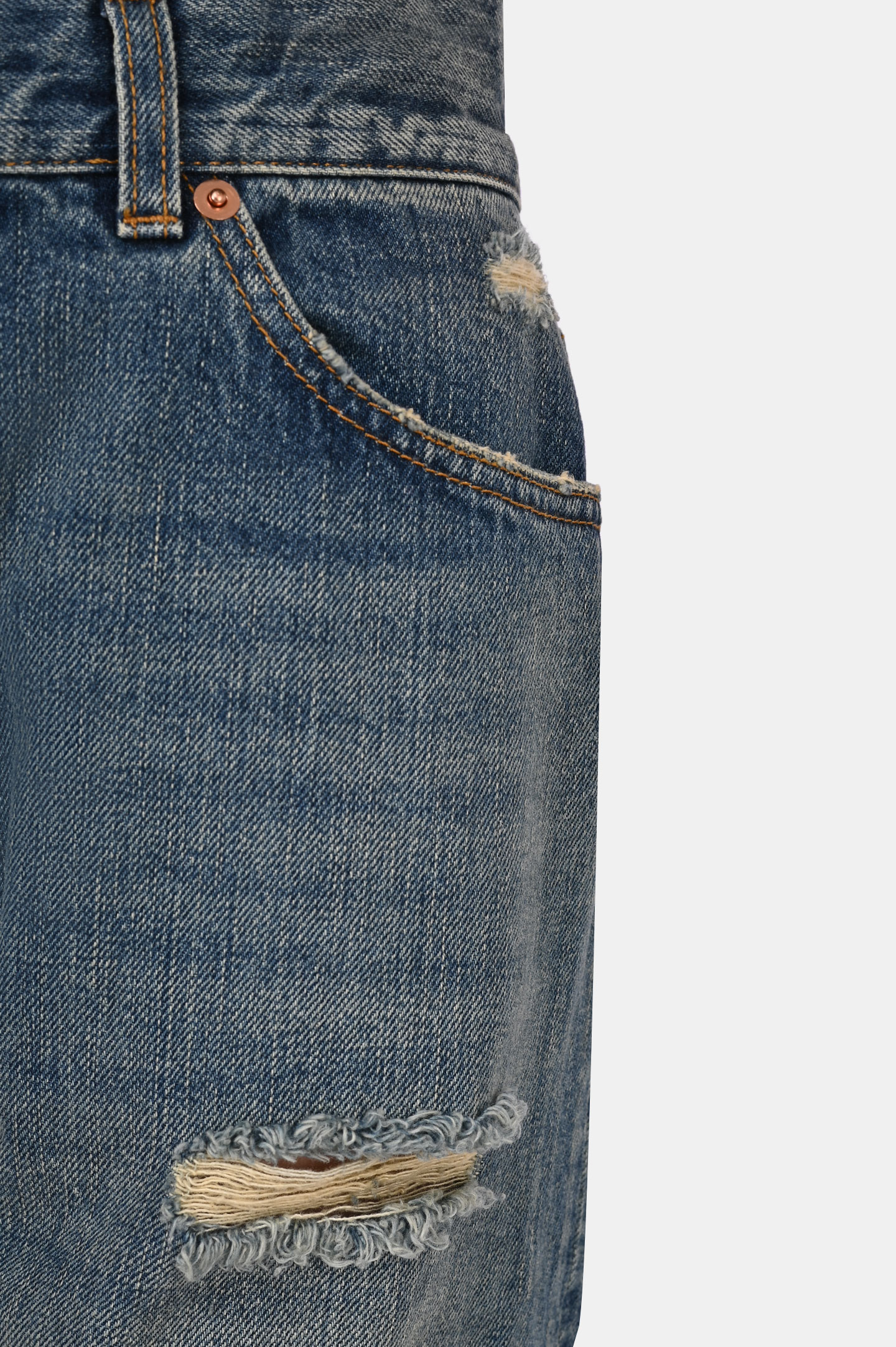 Джинсы GUCCI 638044 XDBFI, цвет: Синий, Женский