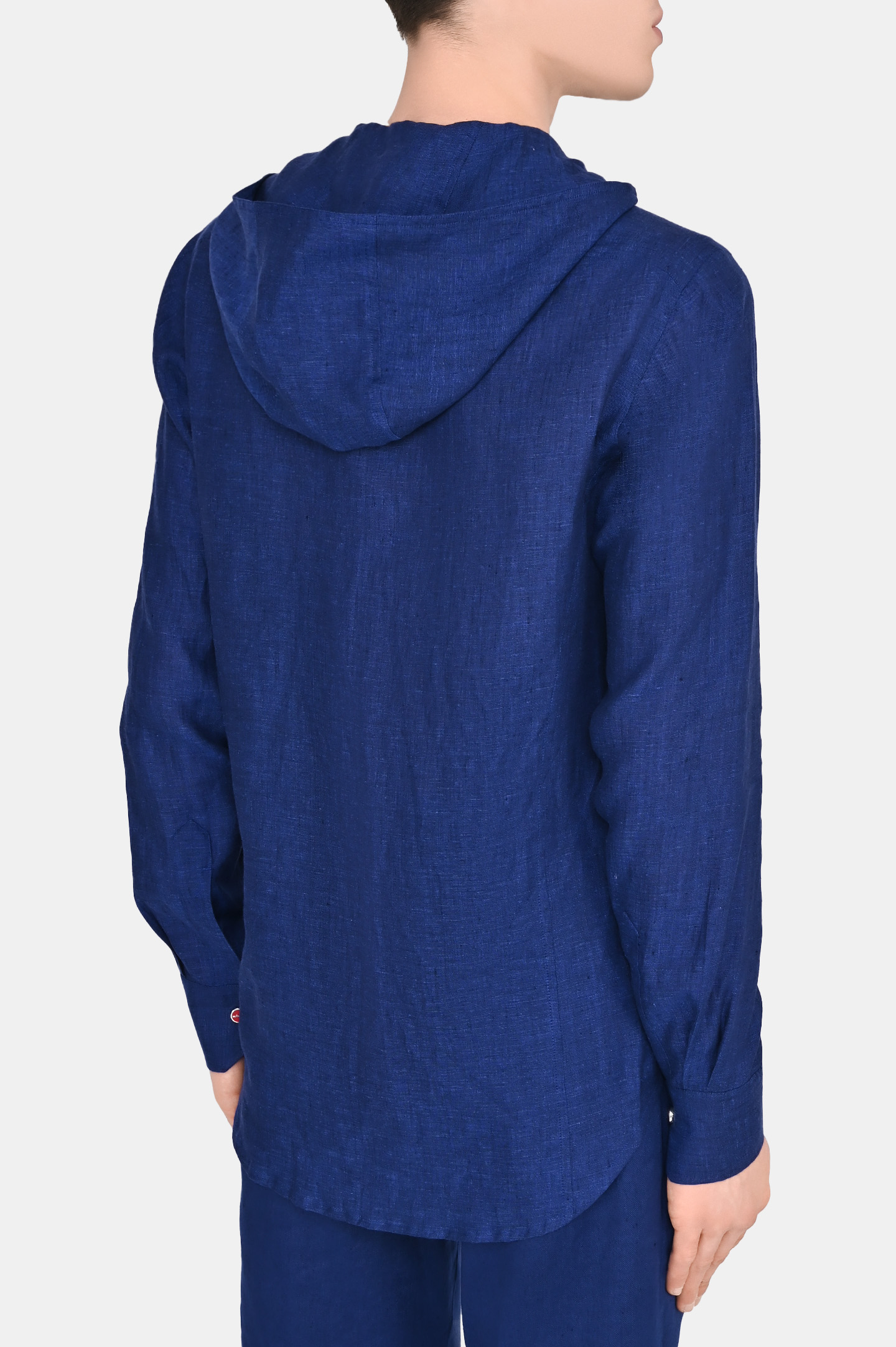 Рубашка KITON UMCMARH084010, цвет: Синий, Мужской