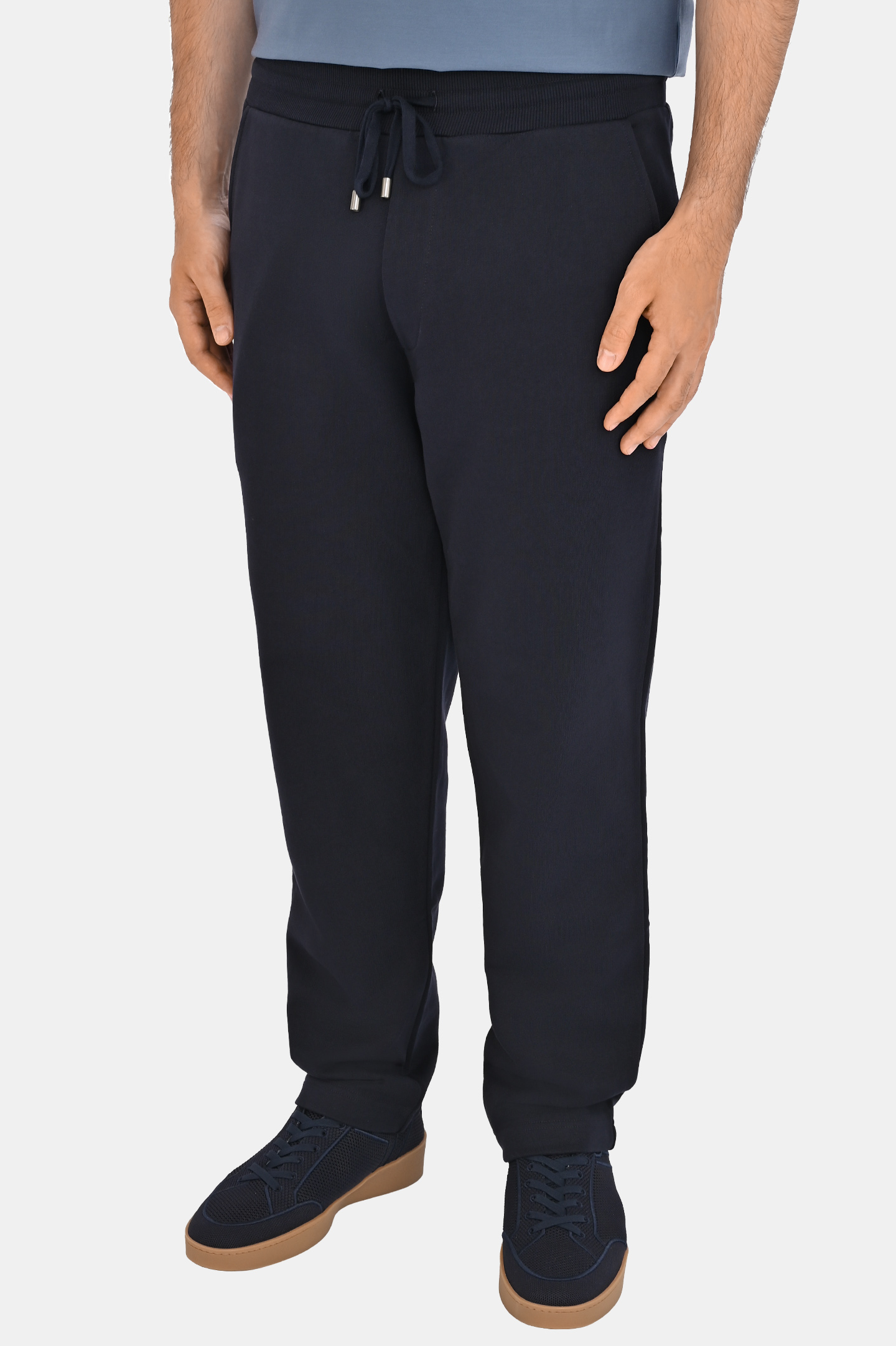 Брюки спорт CANALI MJ02251 T0893, цвет: Темно-синий, Мужской