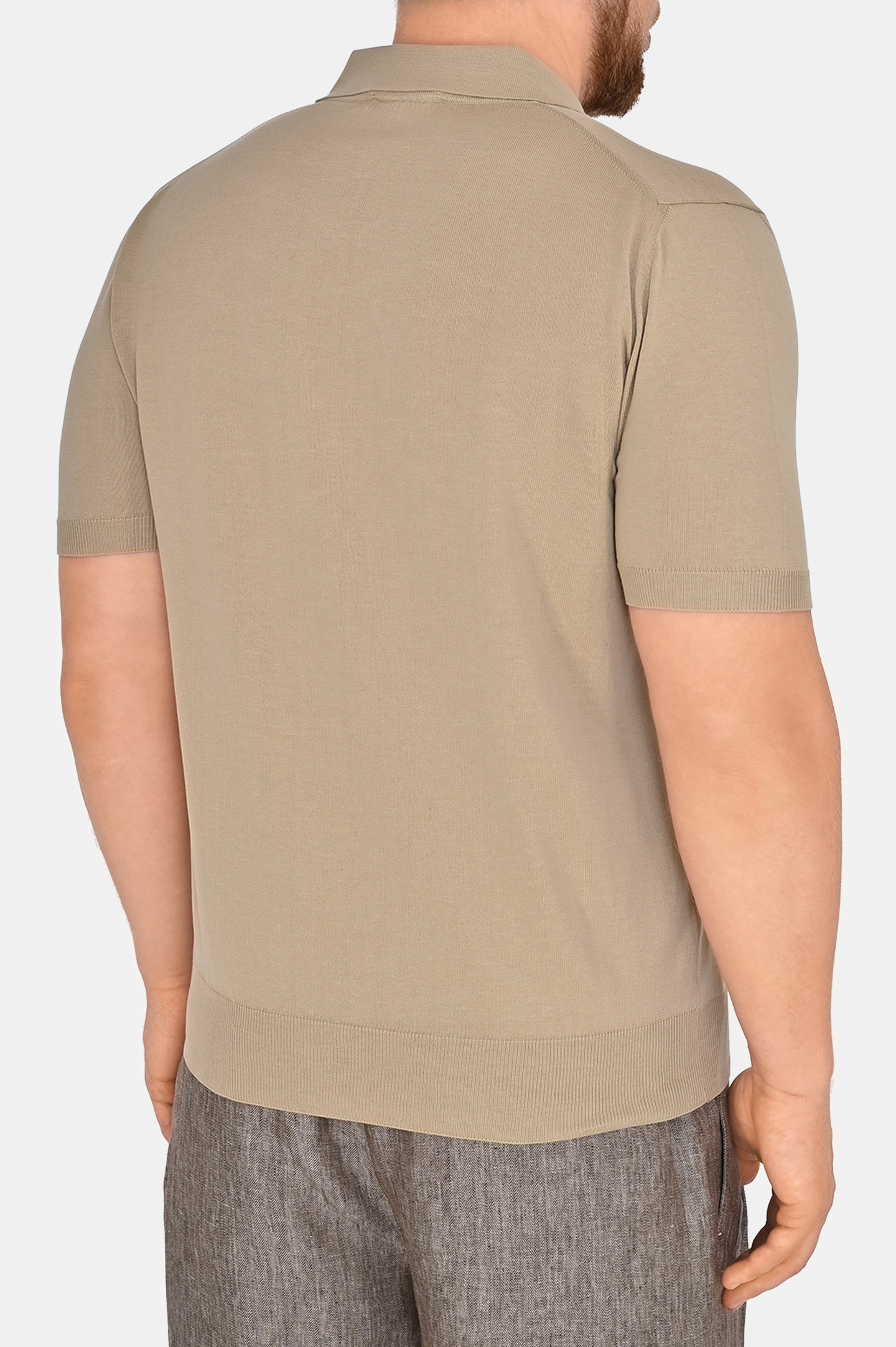 Поло (Джемпер) CANALI MK00145 C0454, цвет: Бежевый, Мужской