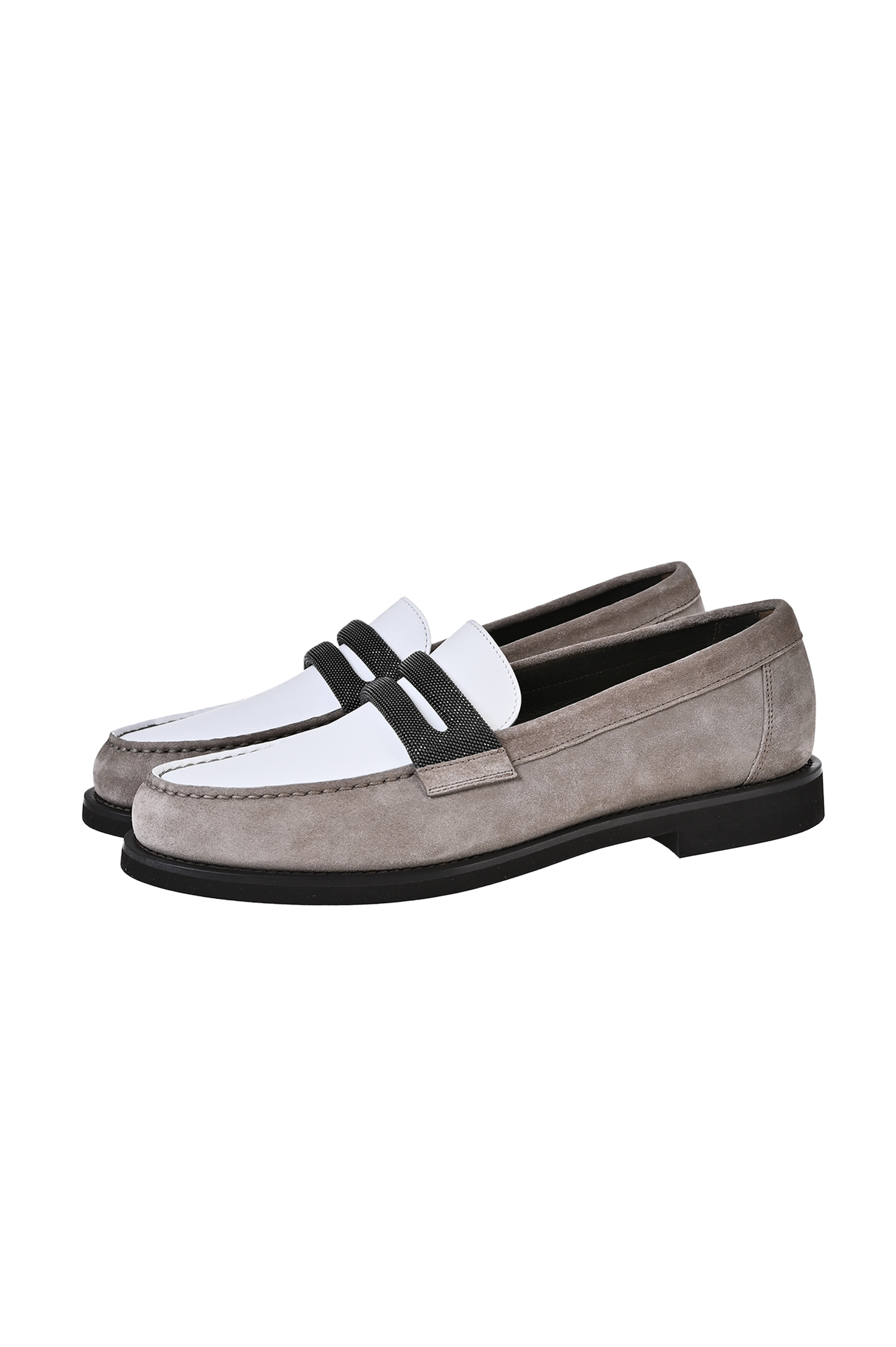 Лоферы (Туфли) BRUNELLO  CUCINELLI MZSFG2870, цвет: Разноцветный, Женский