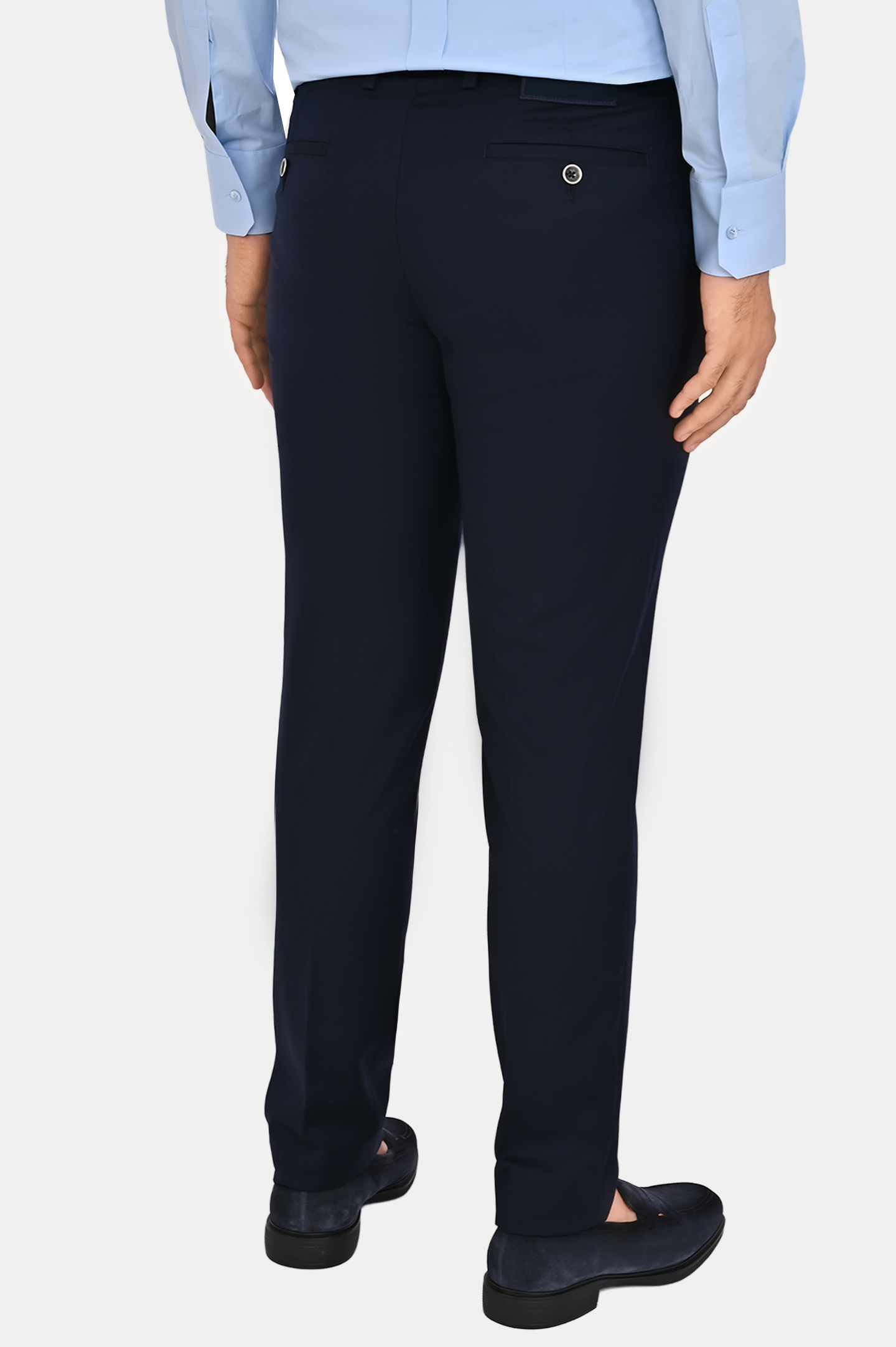 Брюки KITON UFPPEK0630F0, цвет: Темно-синий, Мужской