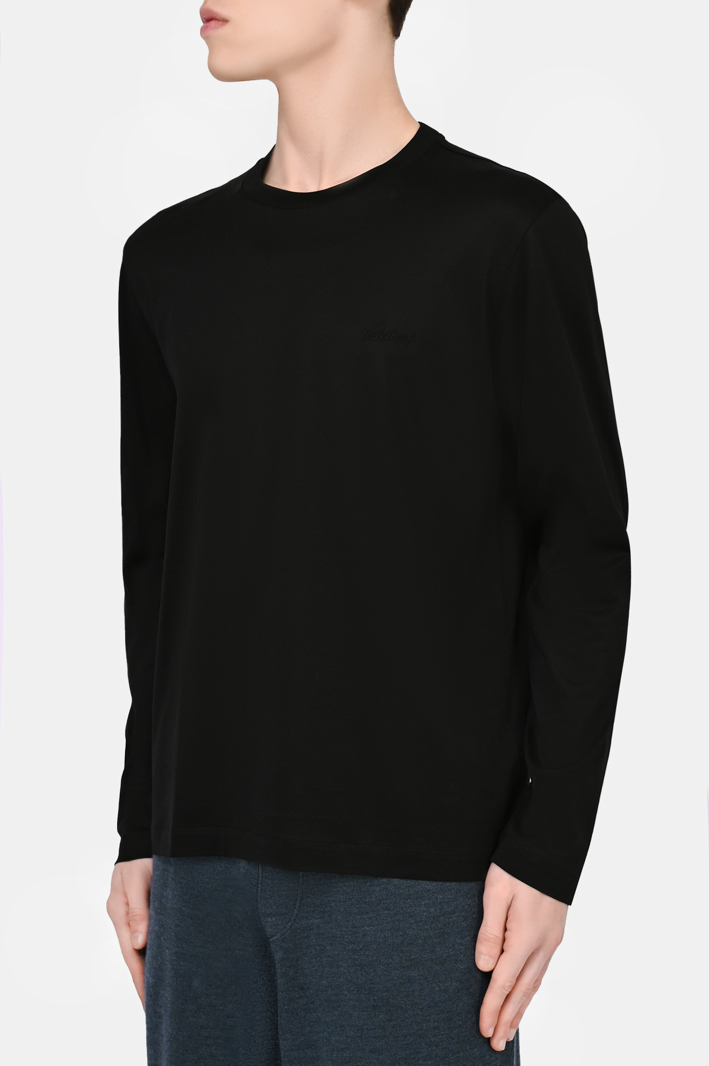Свитер BRIONI UJFN0L PZ600, цвет: Черный, Мужской
