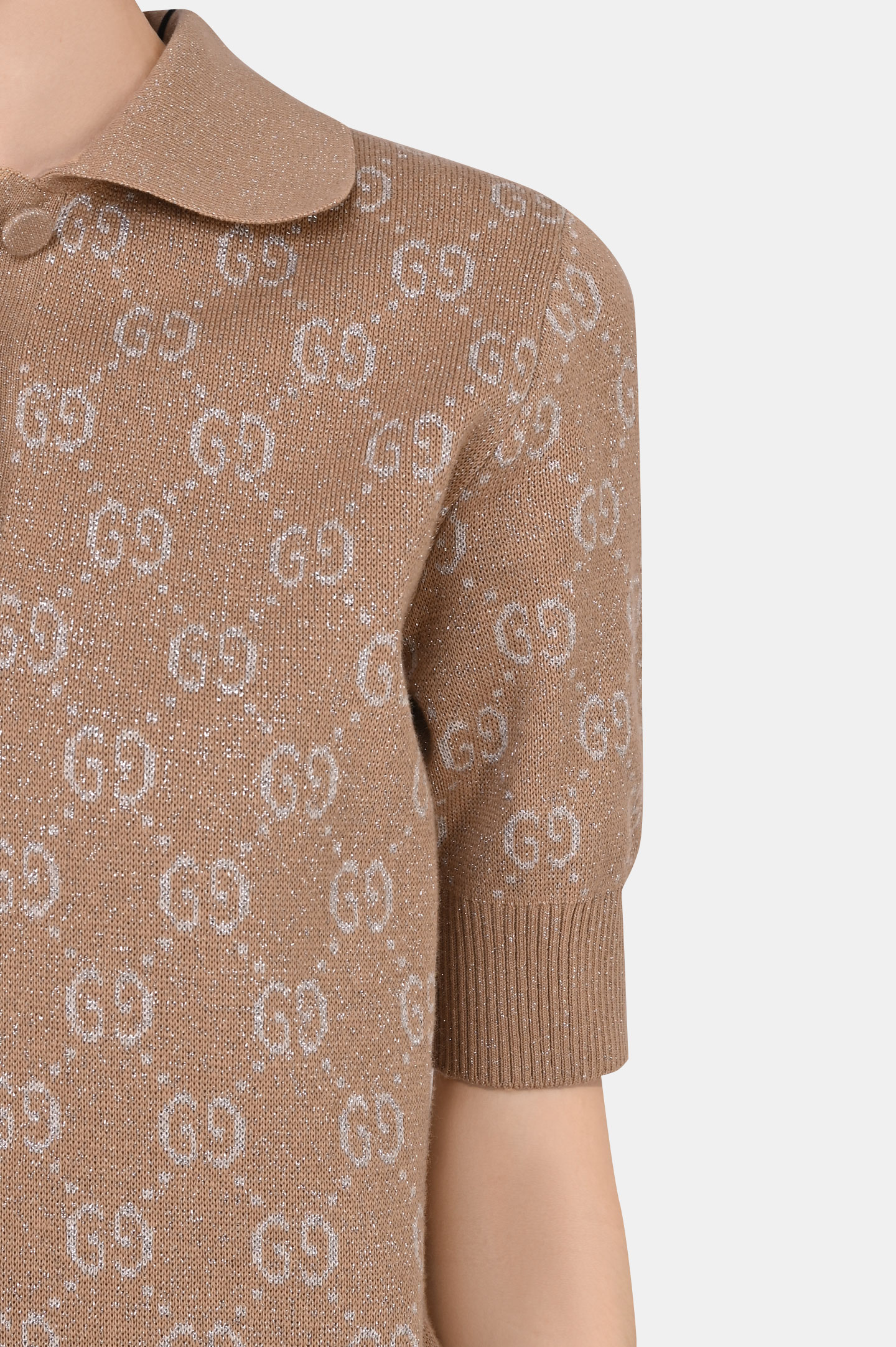Джемпер (Поло) GUCCI 678435 XKB54, цвет: Бежевый, Женский