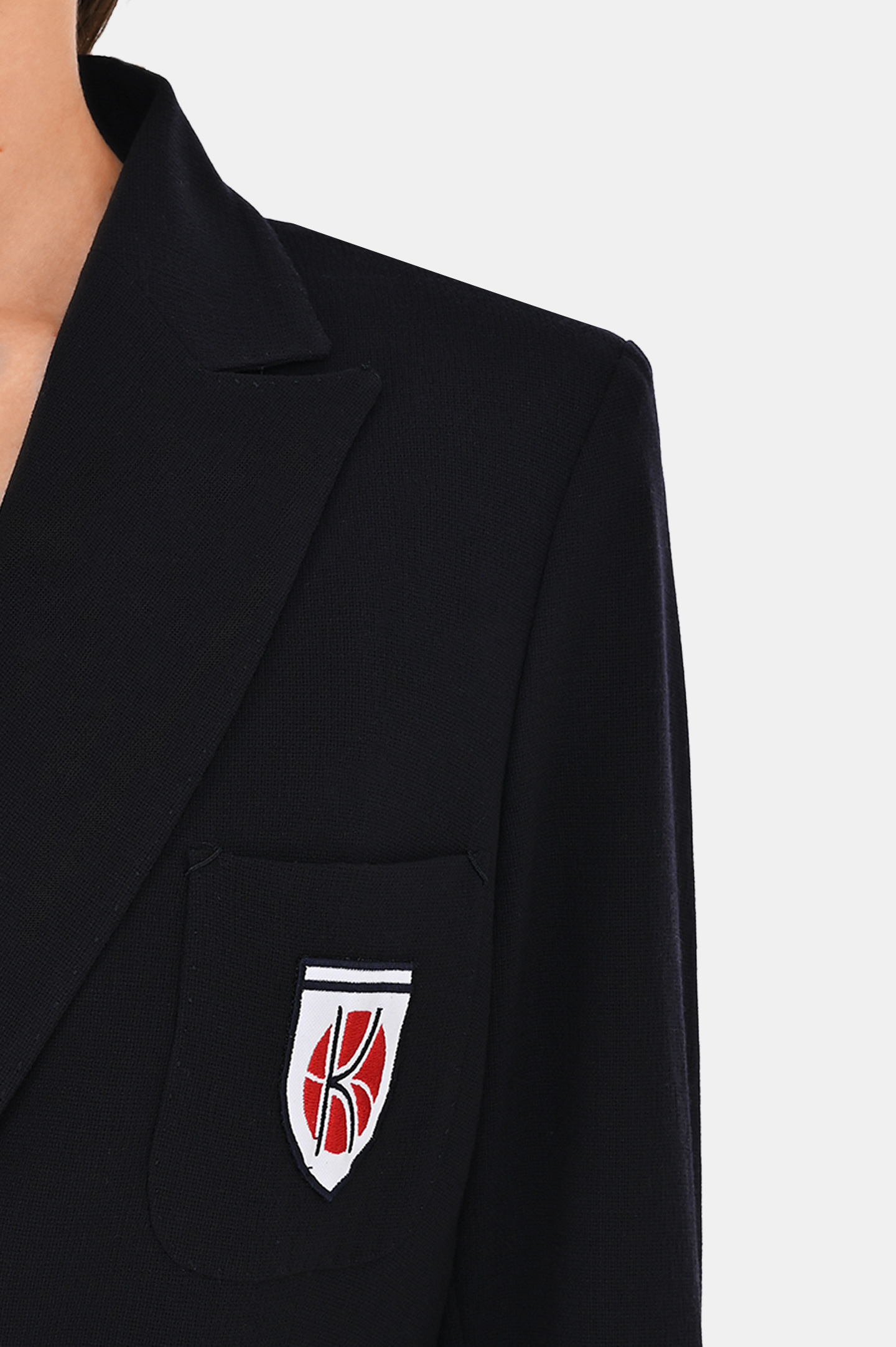 Жакет KITON D59520K081100, цвет: Темно-синий, Женский