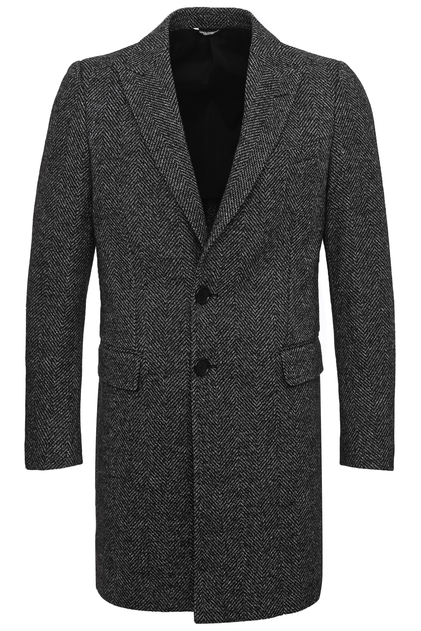 Пальто DOLCE & GABBANA G023OT FC7AQ, цвет: Черный, Мужской