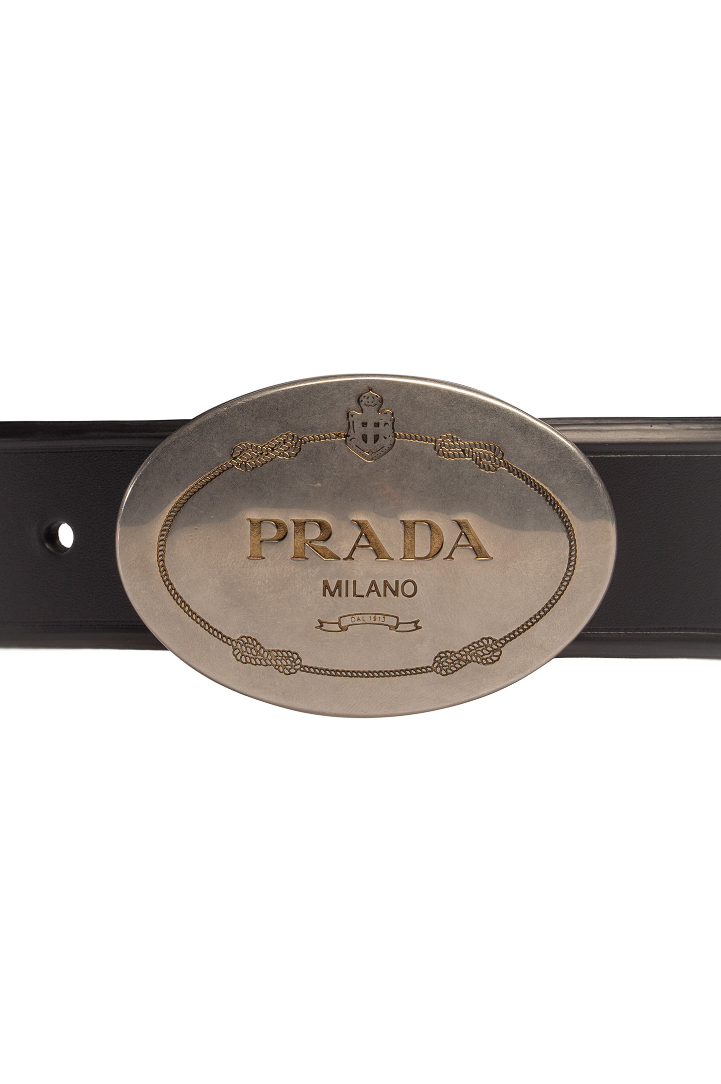 Ремень PRADA 2CM006, цвет: Черный, Мужской
