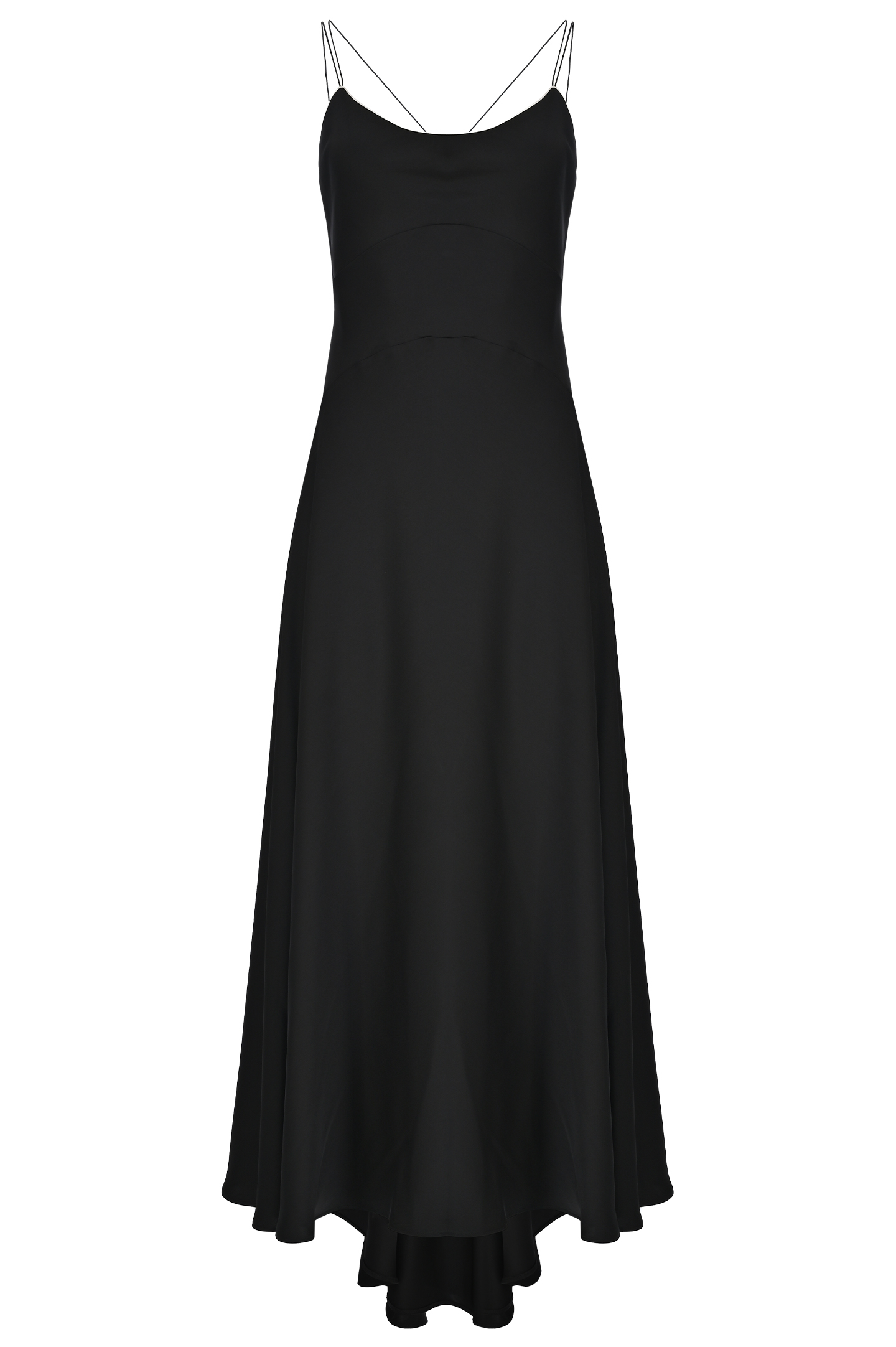 Платье PHILOSOPHY DI LORENZO SERAFINI A0440 7122, цвет: Черный, Женский
