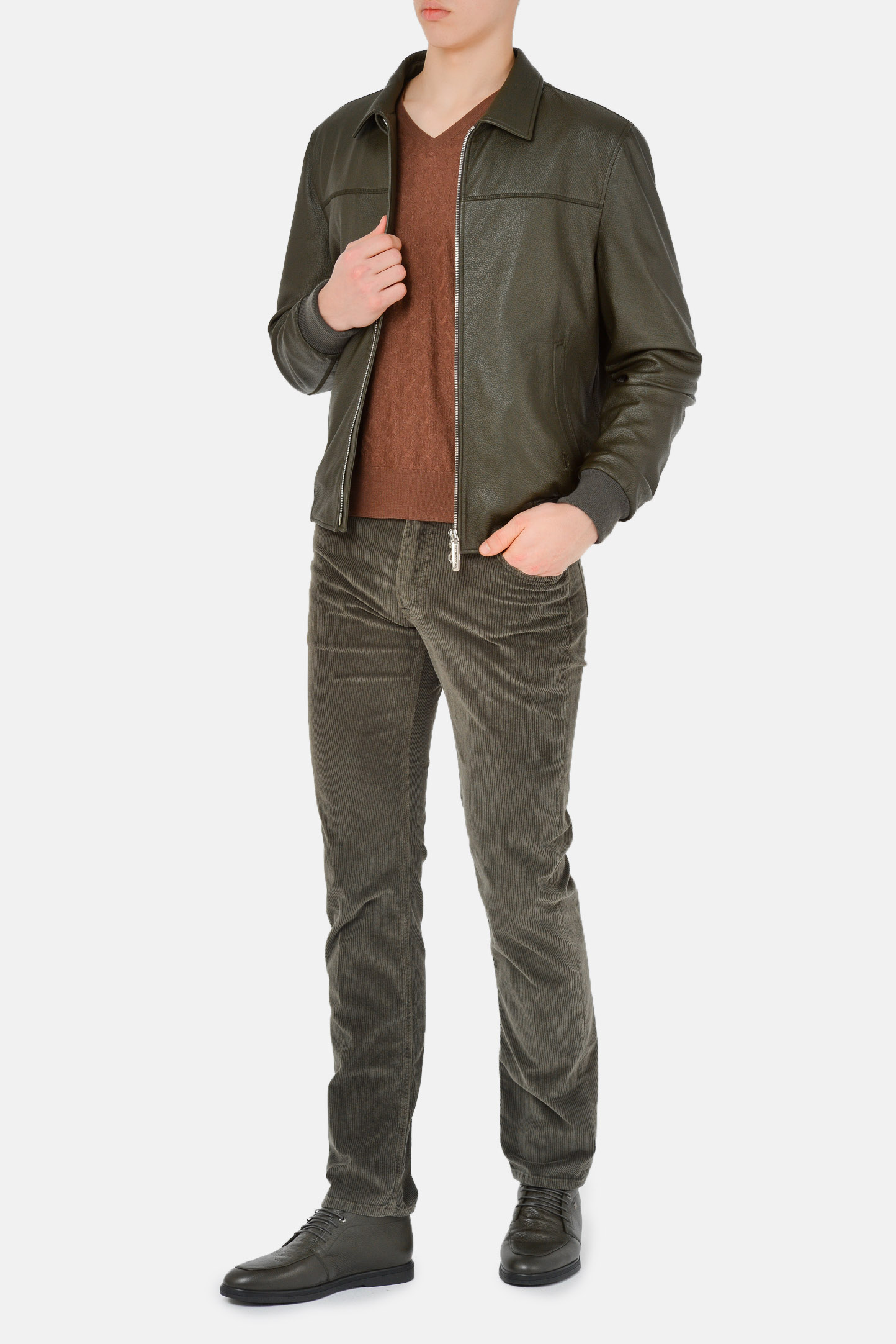 Куртка STEFANO RICCI MDJ0300061 5404, цвет: Коричневый, Мужской