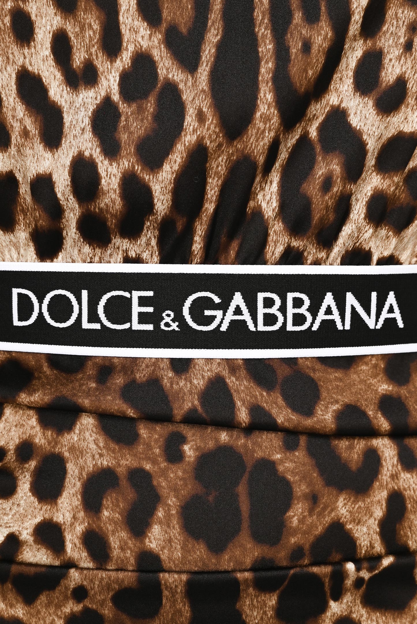 Платье DOLCE & GABBANA F6R7QT FSAXY, цвет: Леопардовый, Женский