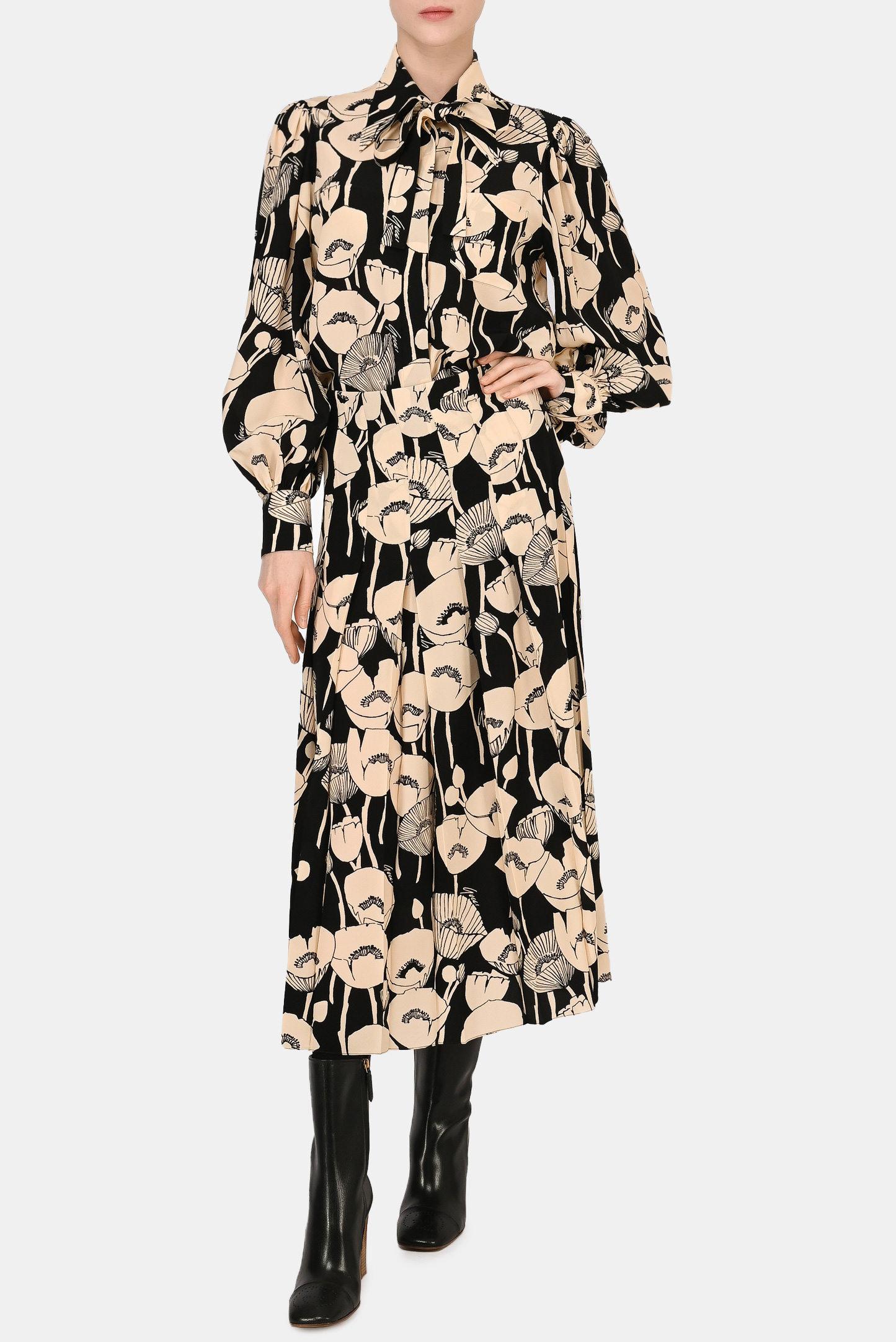 Блуза (Рубашка) GUCCI 652693 ZAGRX, цвет: Разноцветный, Женский