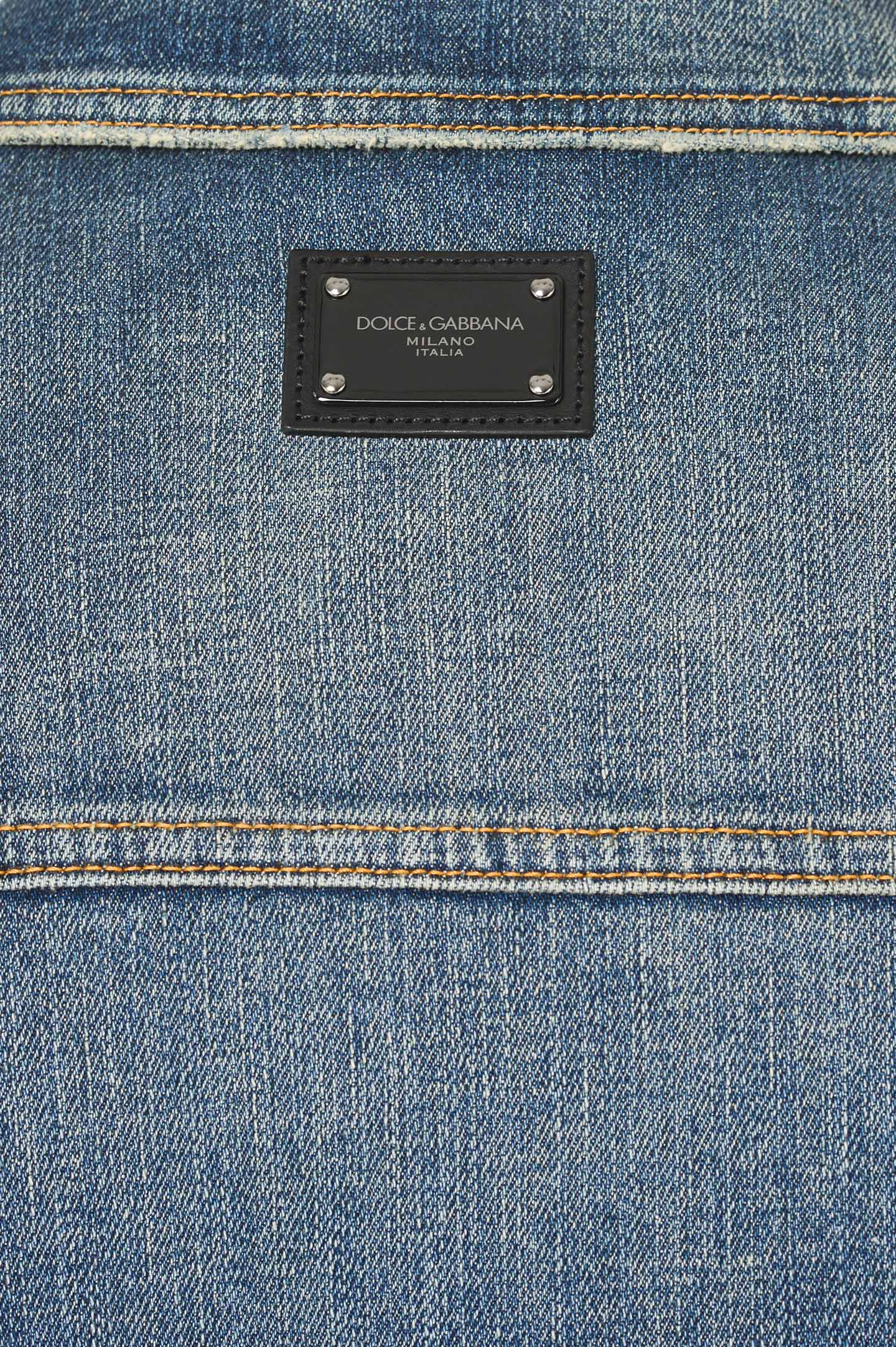 Куртка DOLCE & GABBANA G9JC2D G8CR7, цвет: Синий, Мужской