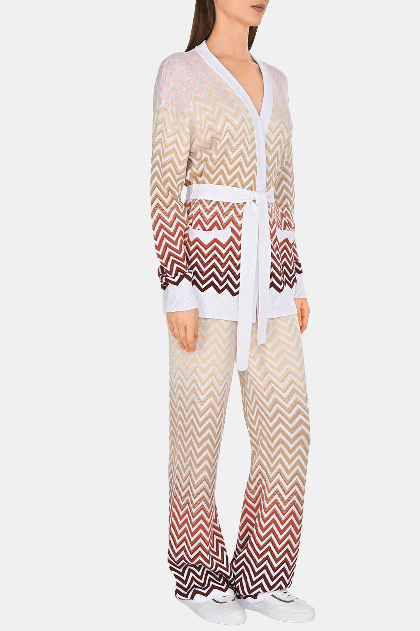 Кардиган+пояс MISSONI DS25SM07-BK044V, цвет: Разноцветный, Женский