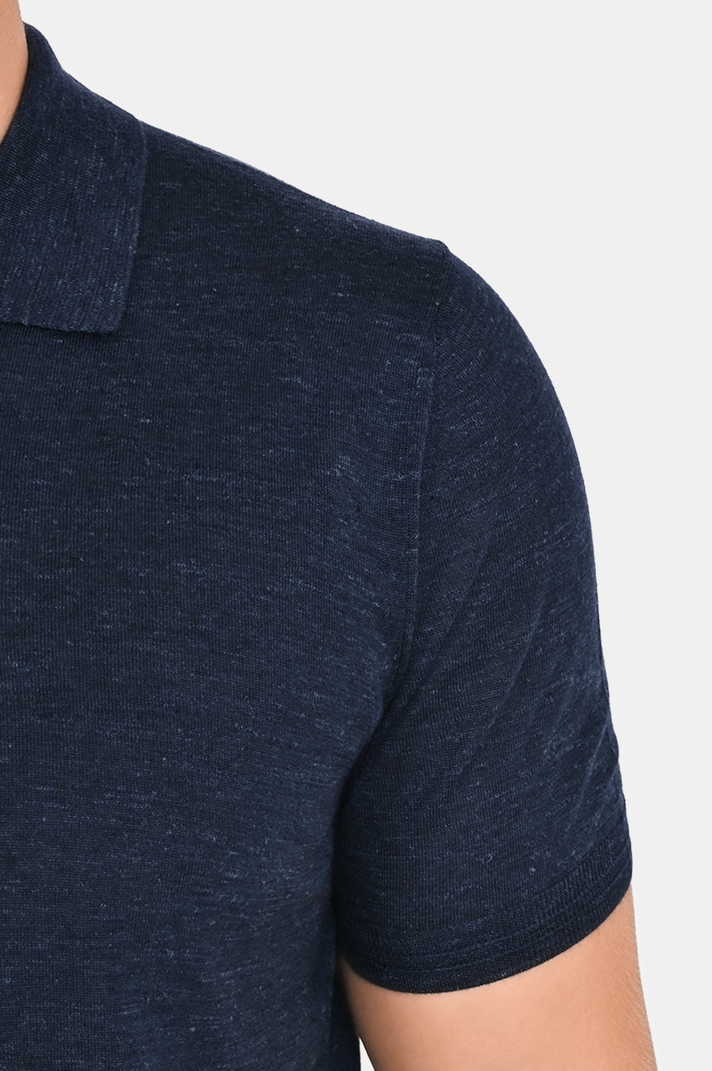 Поло CANALI MK02270 C1090, цвет: Темно-синий, Мужской