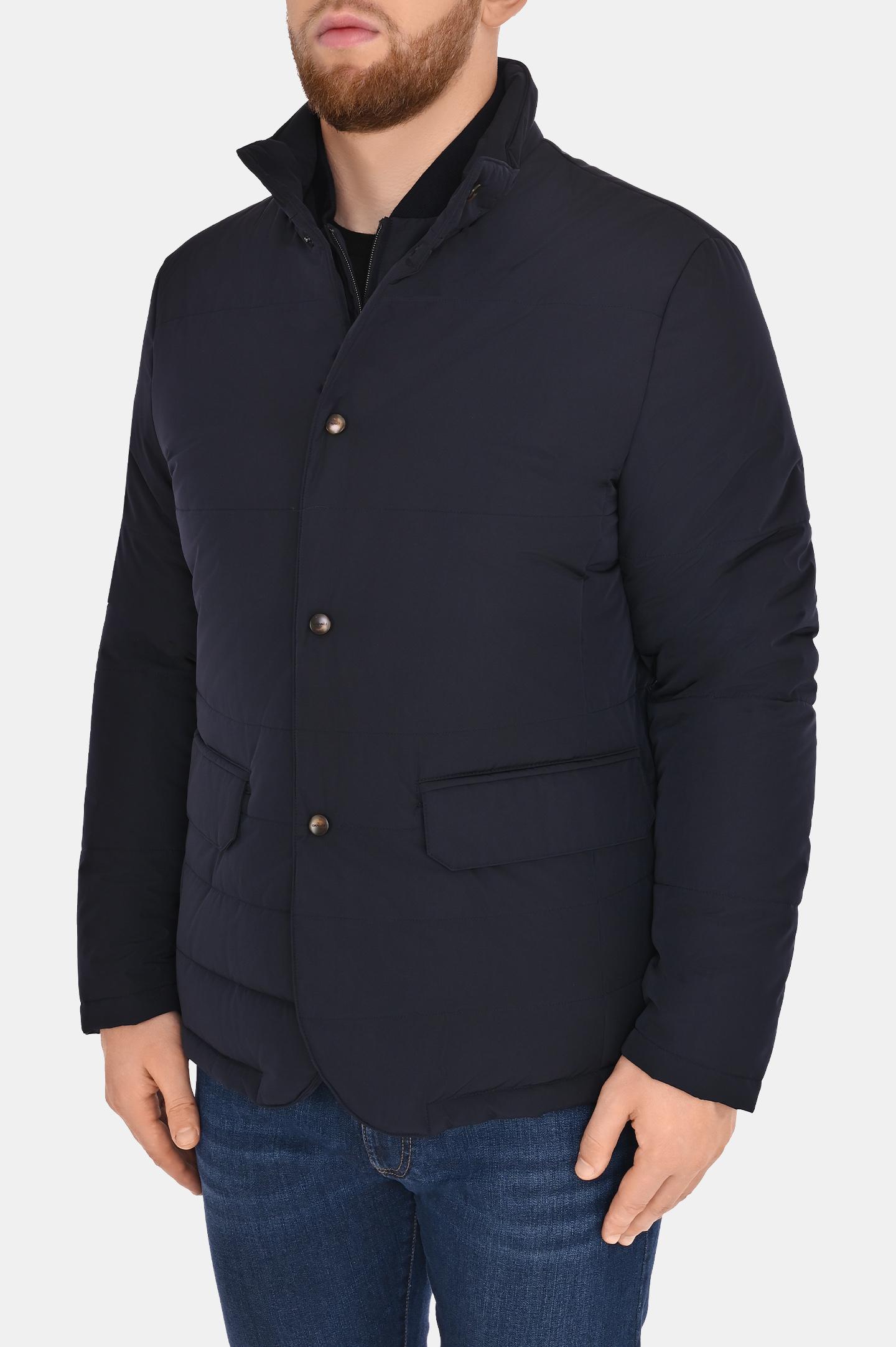 Куртка CANALI SG02321 O30443, цвет: Темно-синий, Мужской