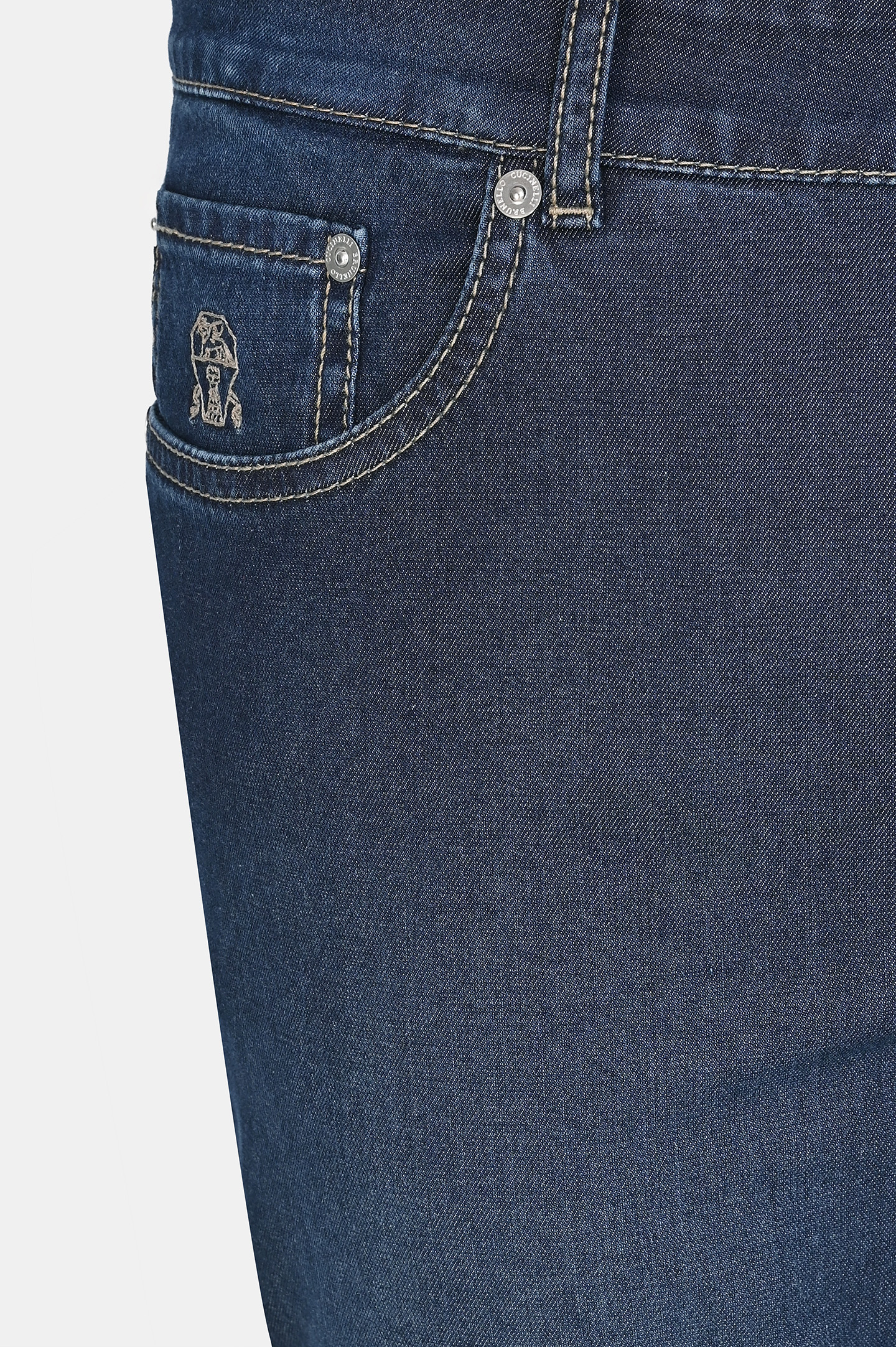 Джинсы BRUNELLO  CUCINELLI M238PD3210, цвет: Темно-синий, Мужской
