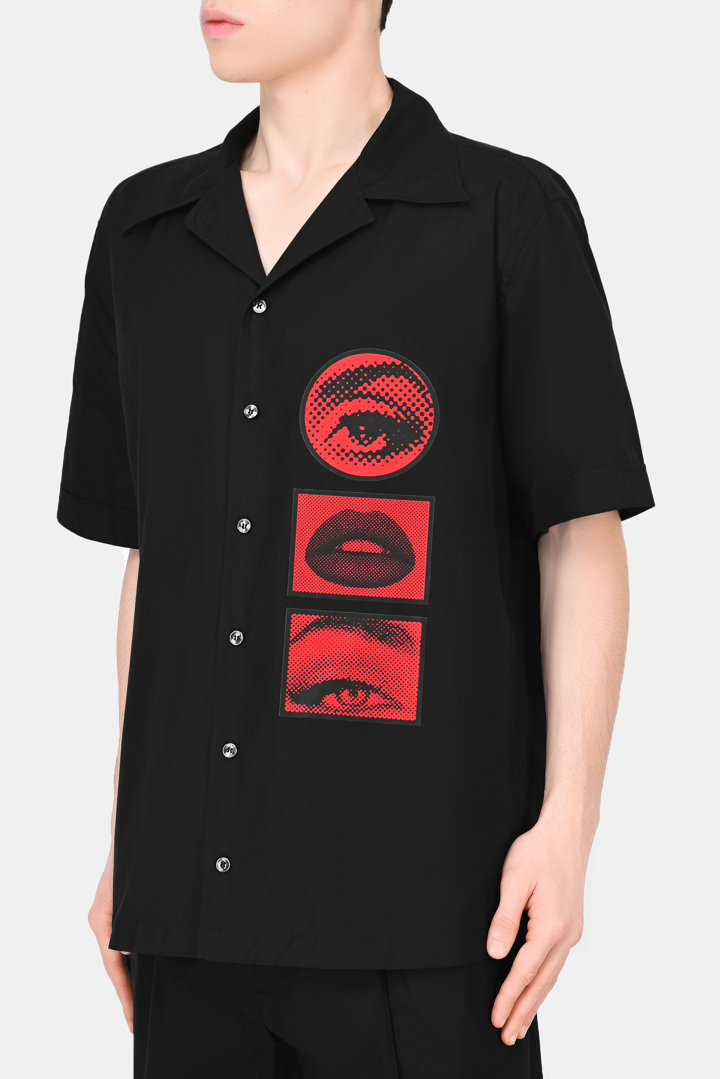Рубашка DOLCE & GABBANA G5JG5T FU5TI, цвет: Черный, Мужской