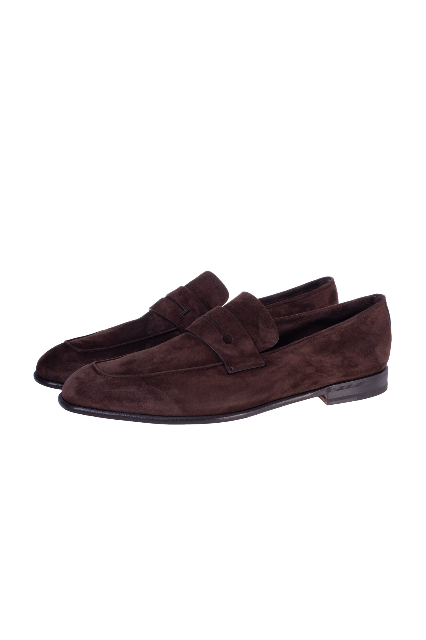 Лоферы ERMENEGILDO ZEGNA LHCAC A4675X, цвет: Коричневый, Мужской