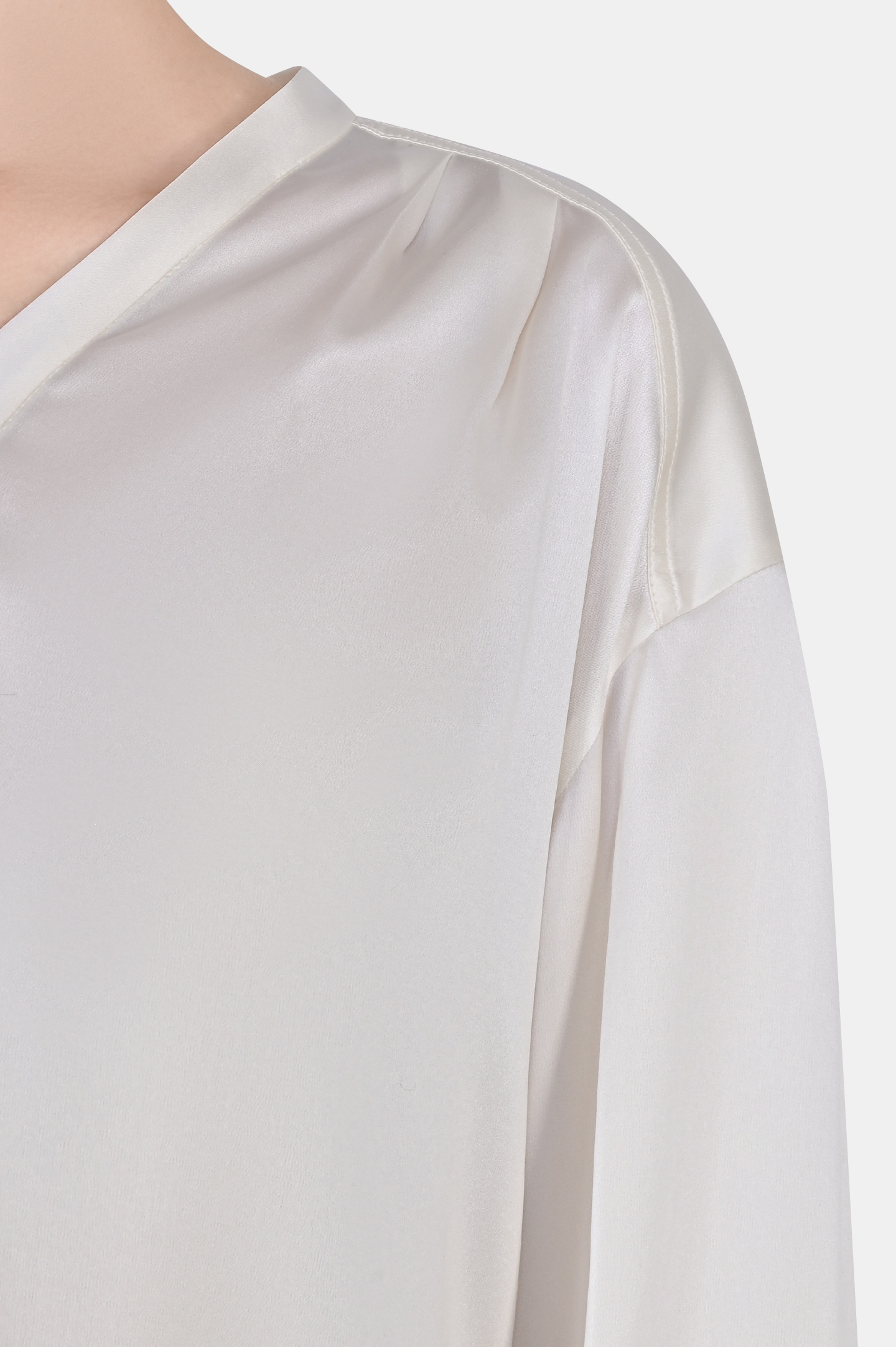 Блуза BRUNELLO  CUCINELLI MPC59BL100, цвет: Молочный, Женский