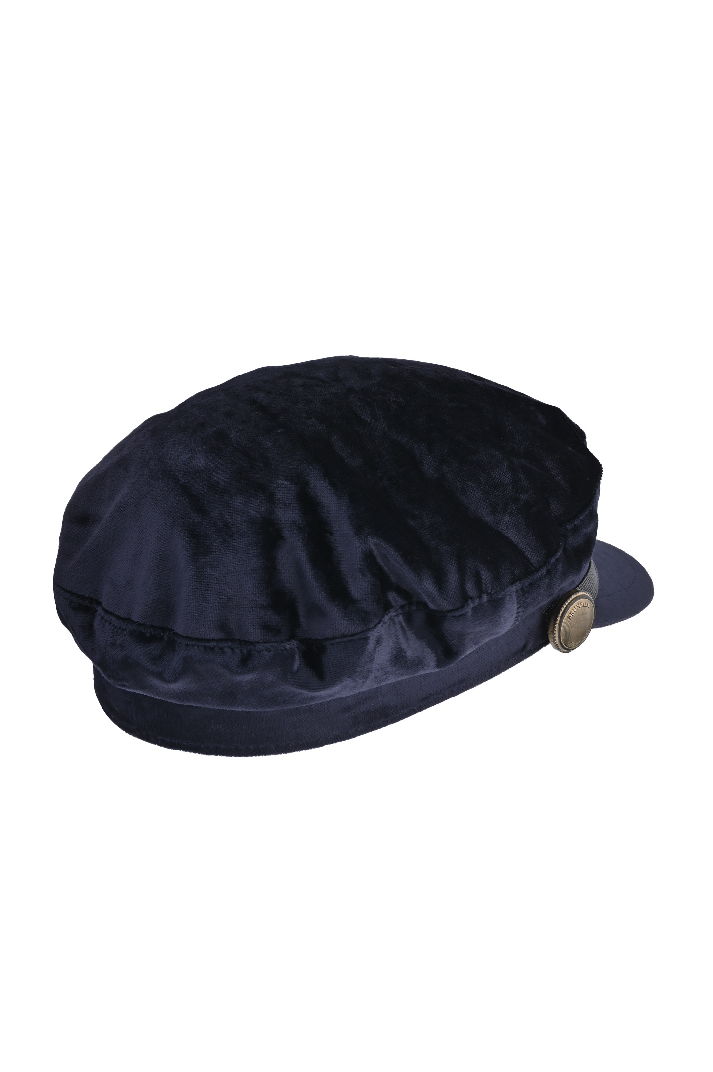 Кепи BRUNELLO  CUCINELLI MCAP99303, цвет: Синий, Женский