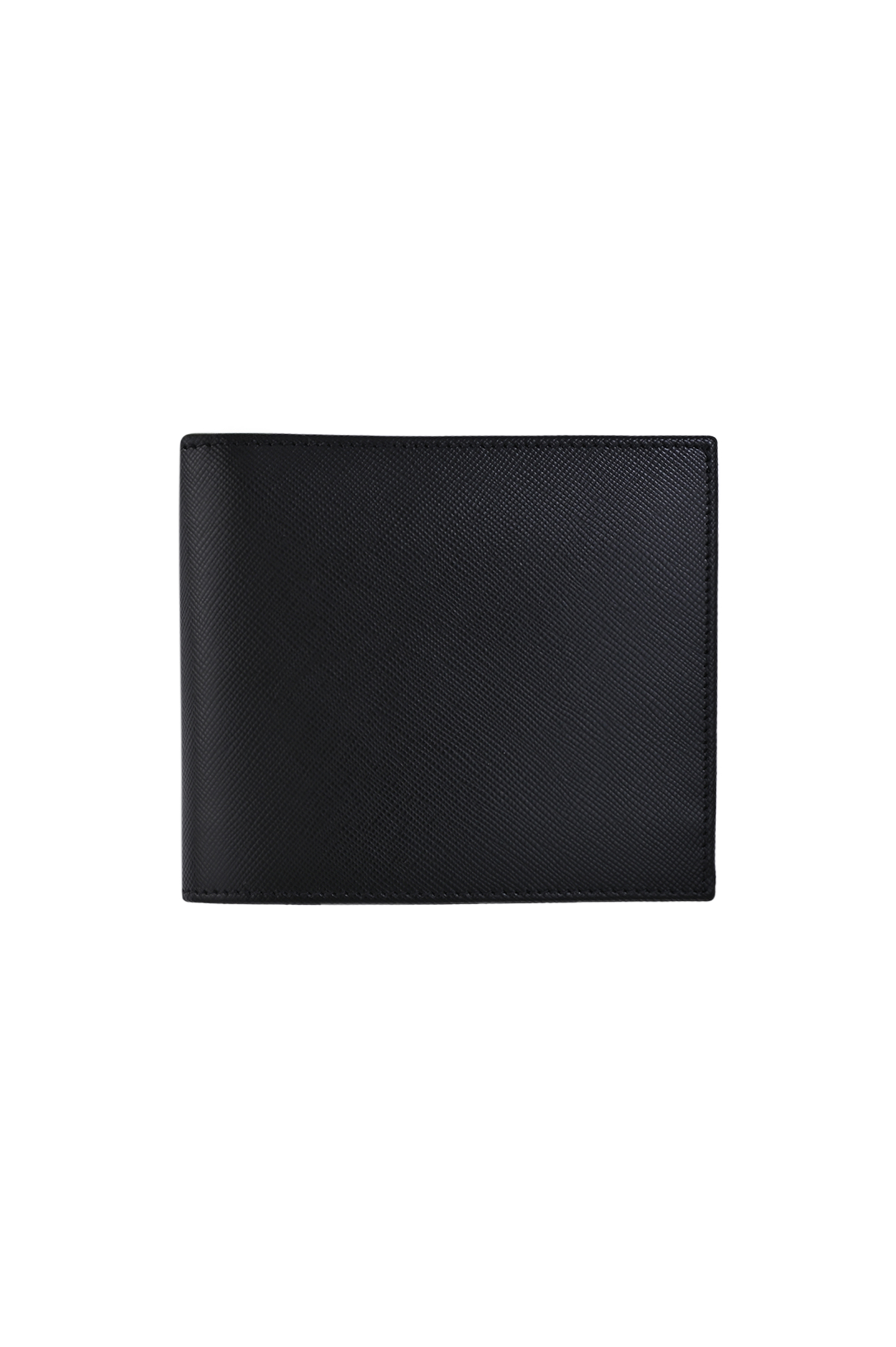 Кожаное портмоне с логотипом KITON UPEA015N010030, цвет: Черный, Мужской