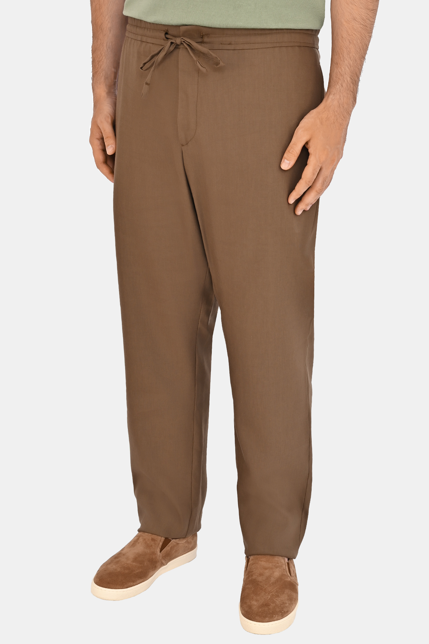 Брюки CANALI AE02571 U7003, цвет: Коричневый, Мужской