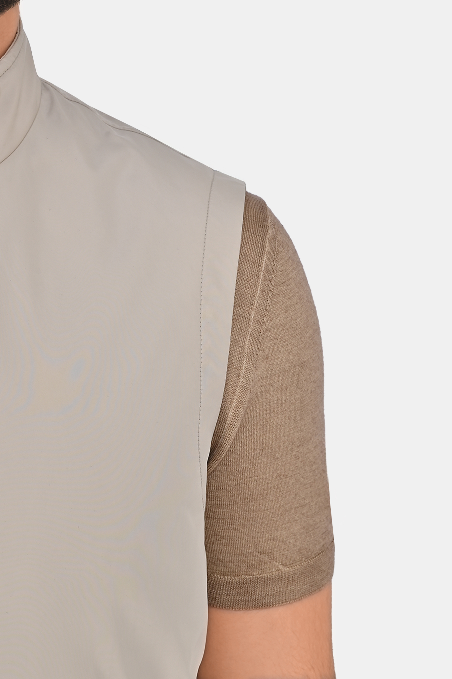 Жилет CANALI SG01121 O40989UG, цвет: Молочный, Мужской