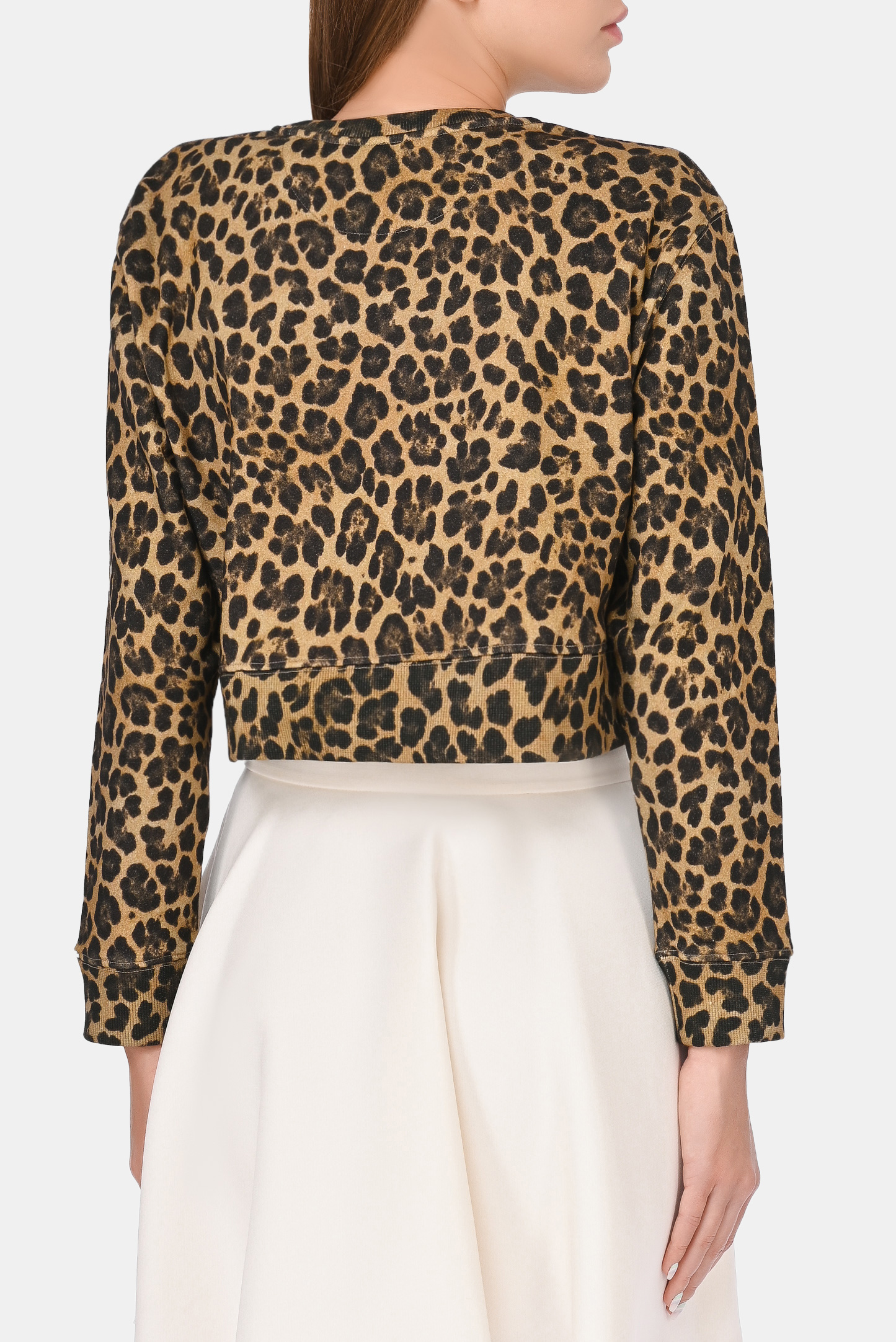 Свитшот VALENTINO PAP WB3MF12G6P1, цвет: Леопардовый, Женский