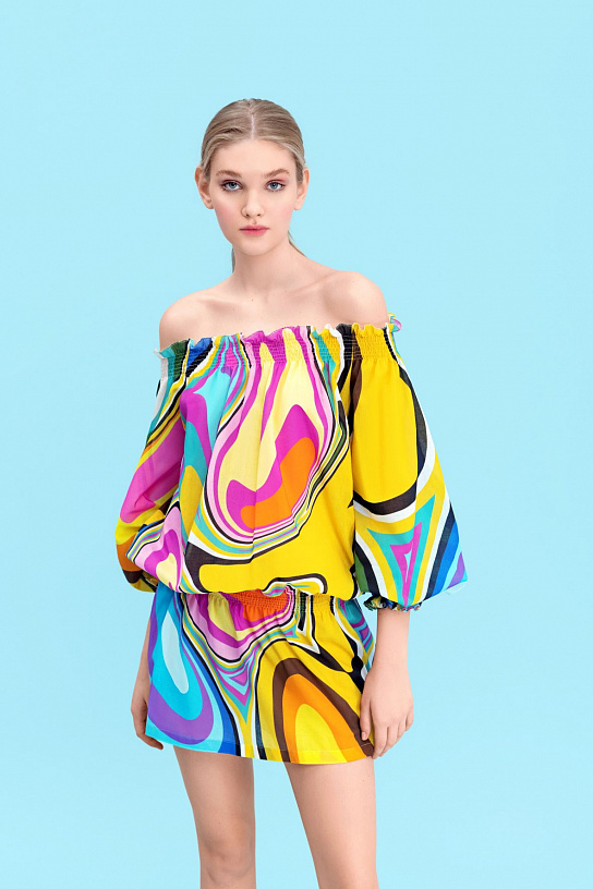 Платье YANINA 0-1749A, цвет: Разноцветный, Женский