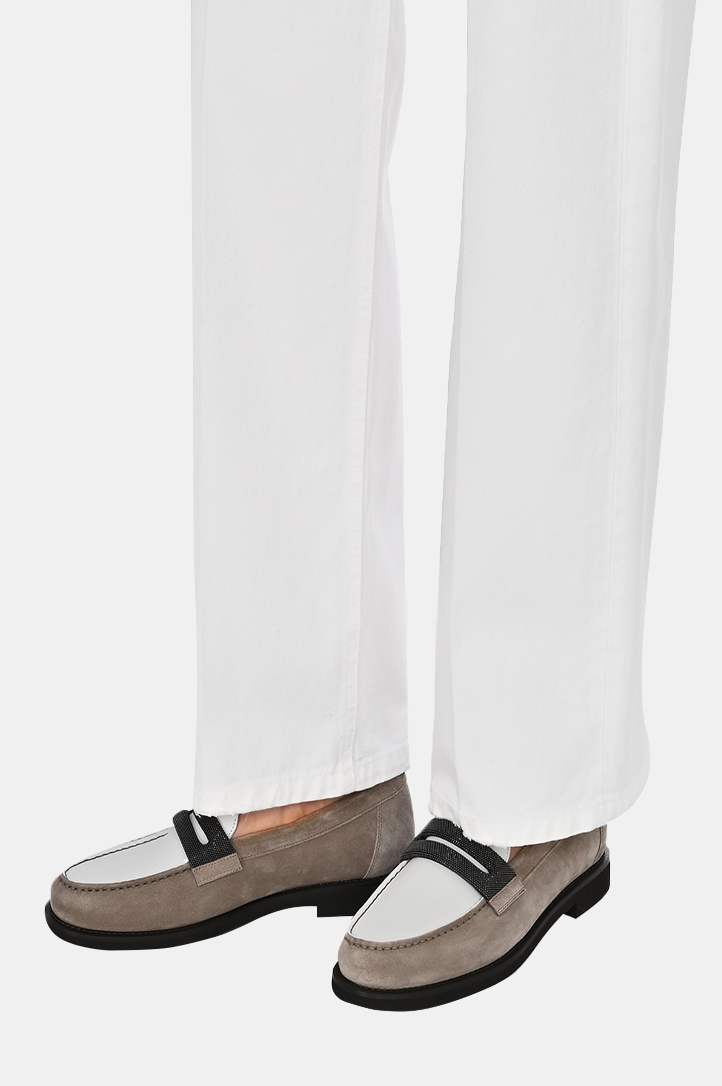 Лоферы (Туфли) BRUNELLO  CUCINELLI MZSFG2870, цвет: Разноцветный, Женский