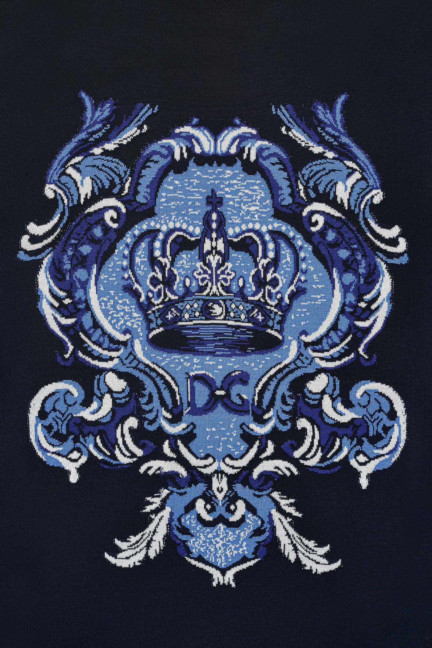 Джемпер DOLCE & GABBANA GXA63T JASLQ, цвет: Синий, Мужской