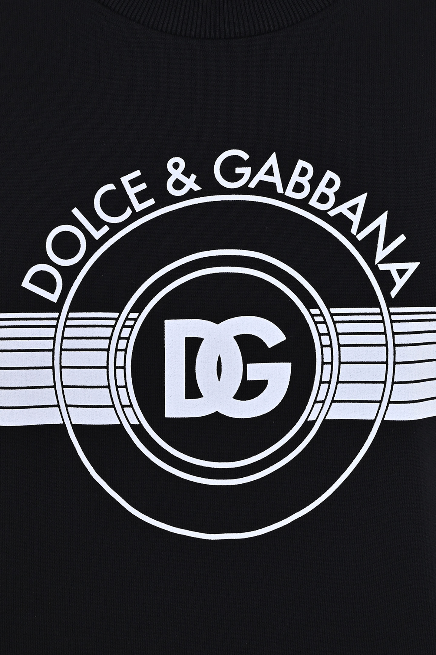 Свитшот DOLCE & GABBANA G9AHST G7J6C, цвет: Черный, Мужской
