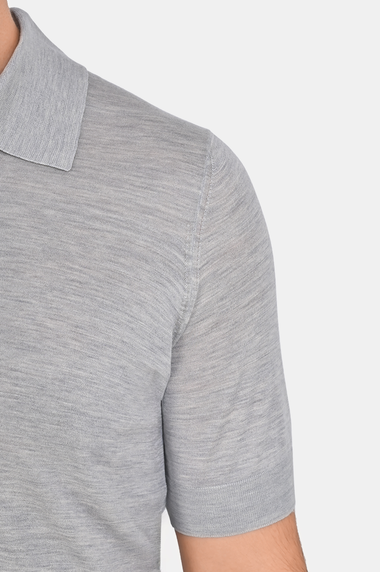 Поло BRUNELLO  CUCINELLI MNB805405, цвет: Серый, Мужской