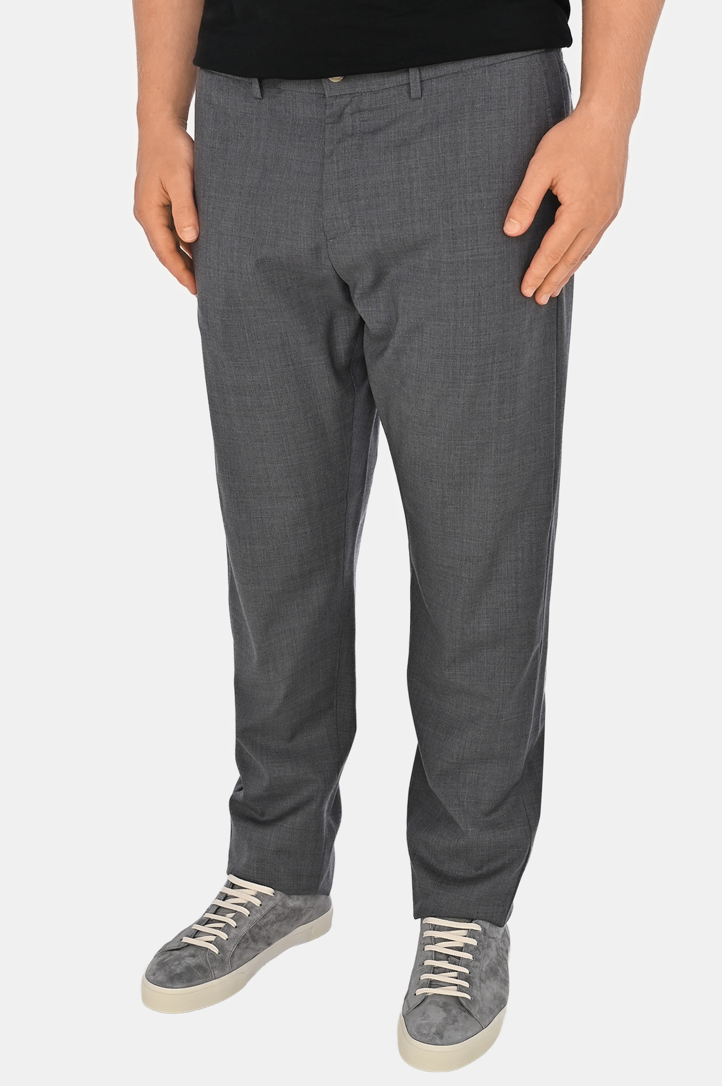 Брюки CANALI AR03652 V1659, цвет: Серый, Мужской