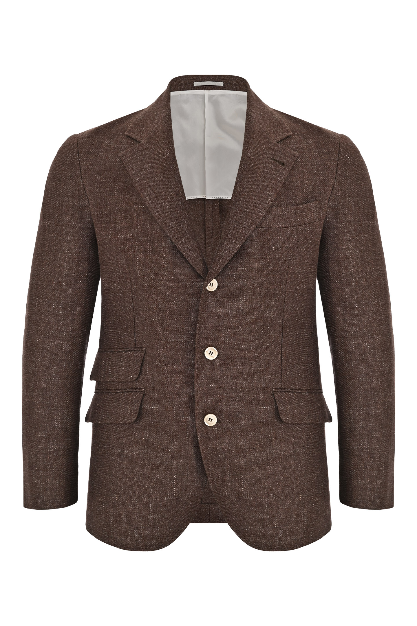 Пиджак BRUNELLO  CUCINELLI MW4827BWDC, цвет: Темно-коричневый, Мужской