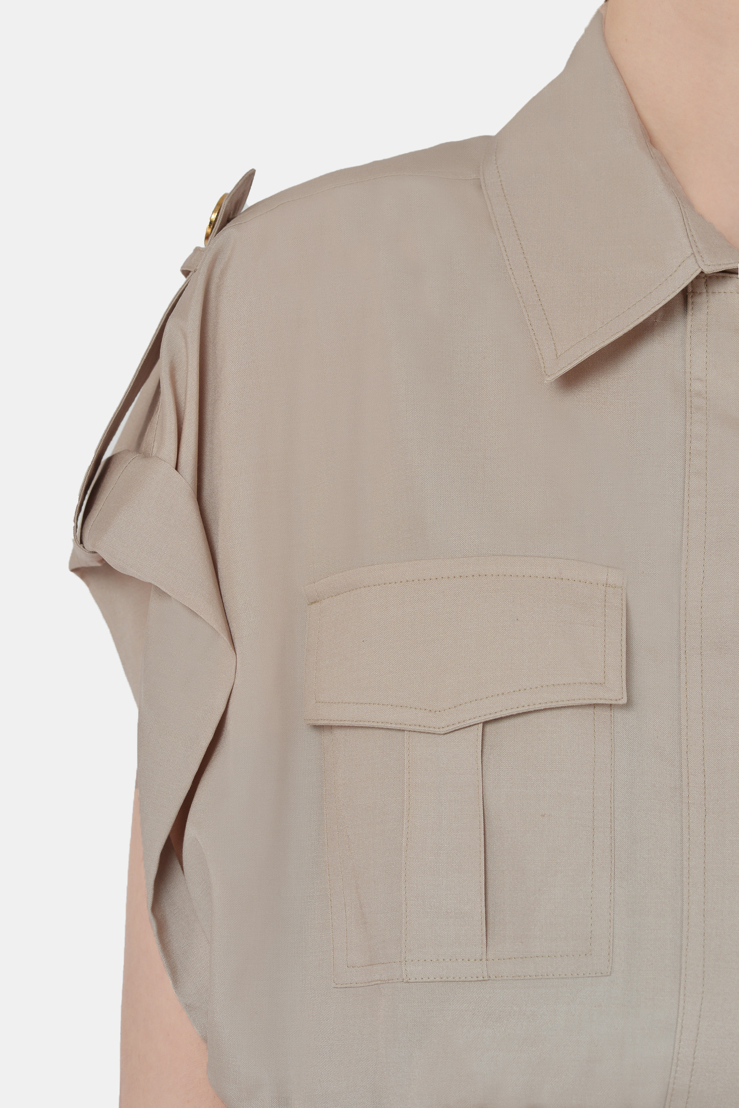 Комбинезон ALEXANDRE VAUTHIER 211JS1400, цвет: Бежевый, Женский
