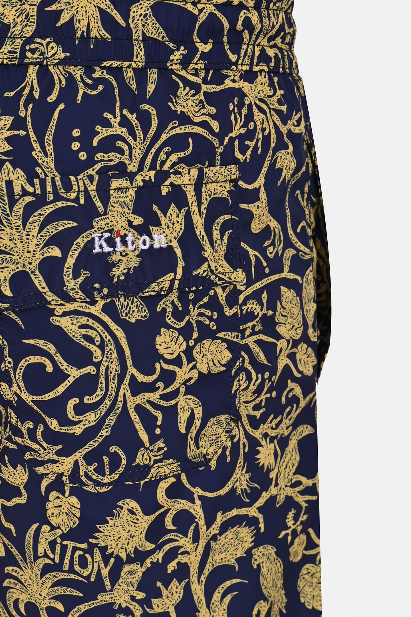 Шорты пляж KITON UCOM2CK0746F0/UCOM5, цвет: Желтый, Мужской