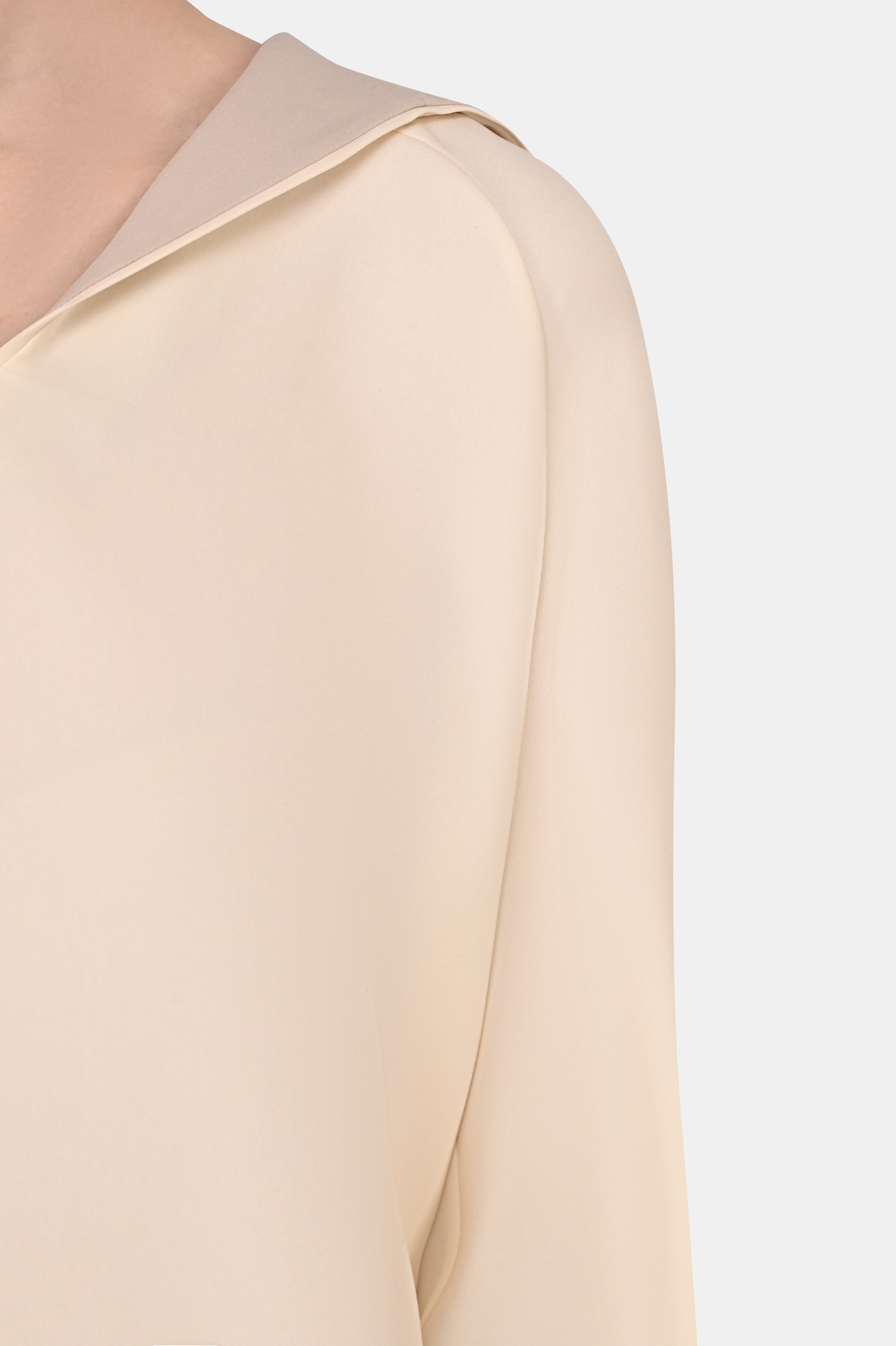 Блуза LORO PIANA F1-FAM0910, цвет: Молочный, Женский