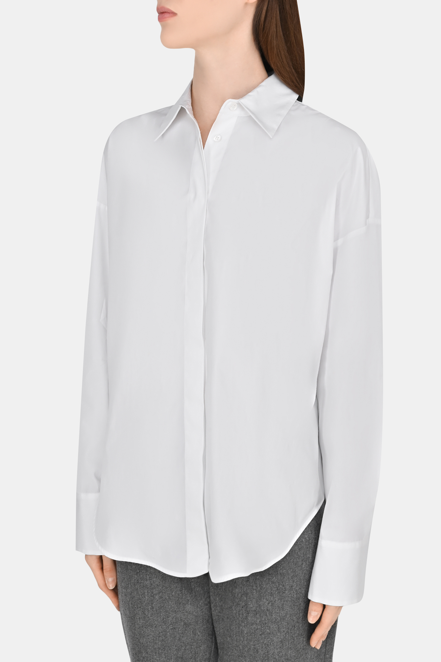 Рубашка LORENA ANTONIAZZI A2211CA01A, цвет: Белый, Женский